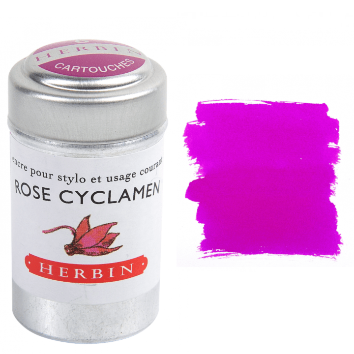Favorite Story Exaclair Herbin Fountain Pen Ink Cartridges - Tin of 6