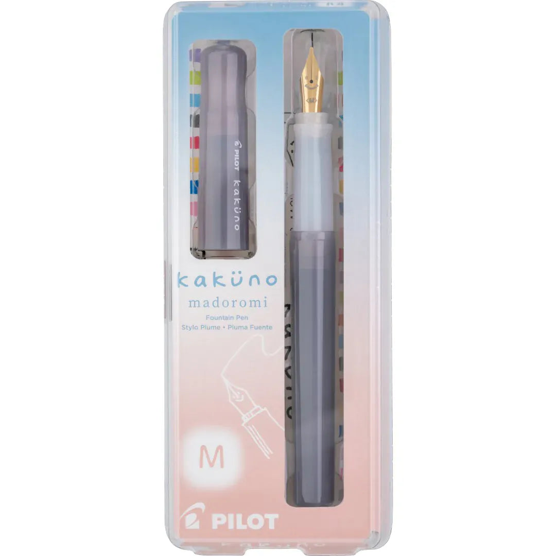 Favorite Story Fountain Pen Pilot Nimbus Gray KAKUNO FOUNTAIN PEN, MADOROMI Transluscent