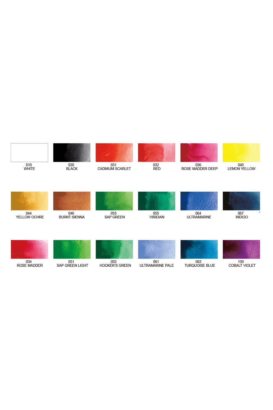 Favorite Story Chartpak, Inc. 18 Color Set Kuretake® Gansai Tambi Watercolor Pans