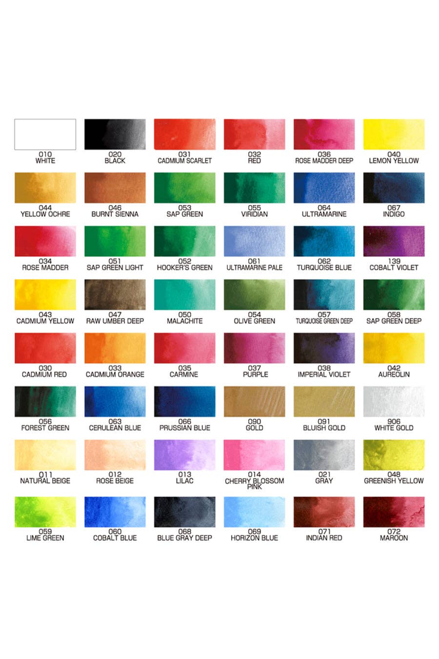 Favorite Story Chartpak, Inc. 18 Color Set Kuretake® Gansai Tambi Watercolor Pans