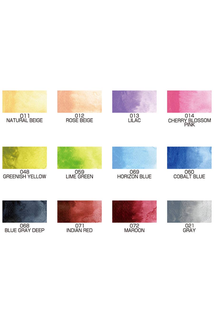 Favorite Story Chartpak, Inc. 18 Color Set Kuretake® Gansai Tambi Watercolor Pans
