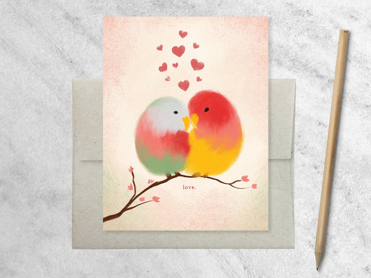Love Birds Greeting Card