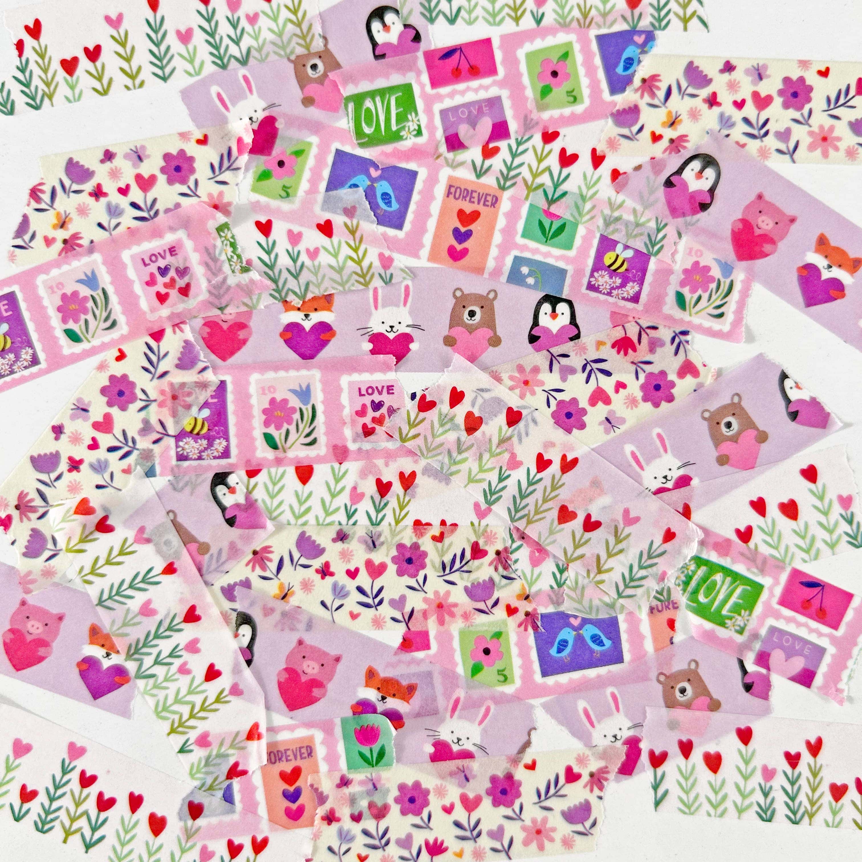 Favorite Story Girl of All Work Love Blooms Washi Tape