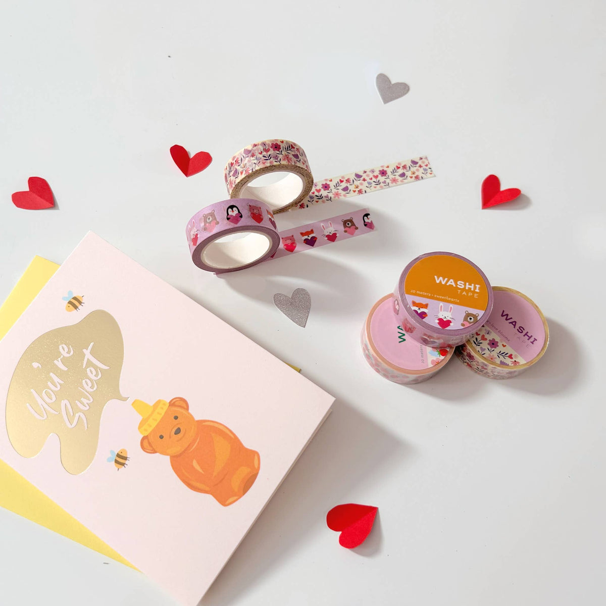 Favorite Story Girl of All Work Love Blooms Washi Tape