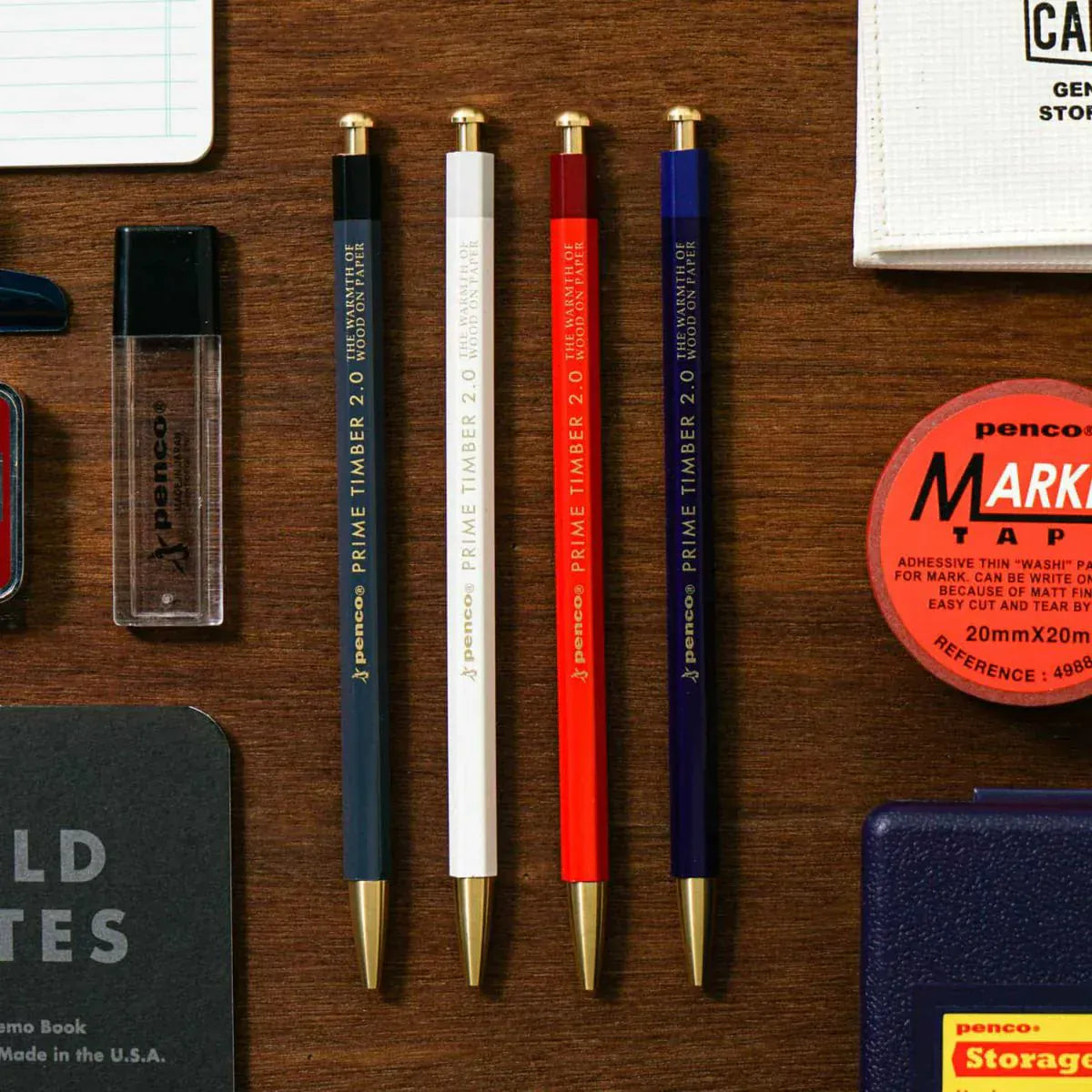 Favorite Story Pencil Prime Timber Mechanical Pencil, Brass