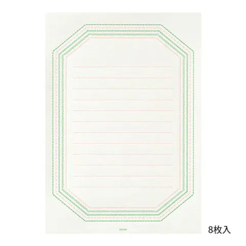 Favorite Story Midori Midori Letterpress Letter Set - Pink Frame