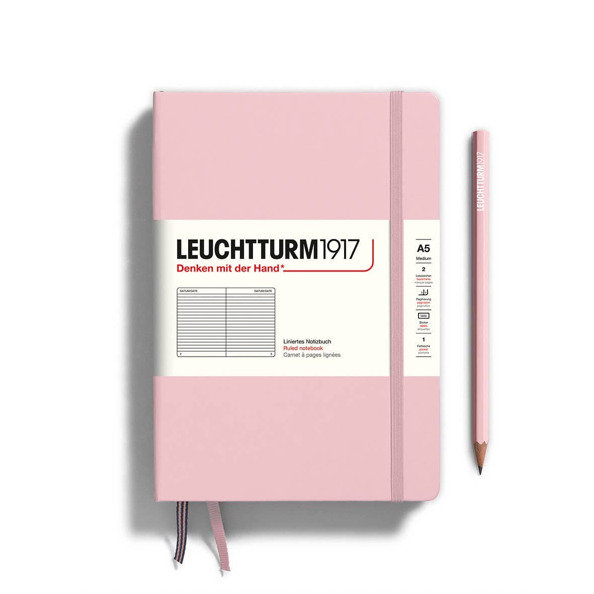 Favorite Story LEUCHTTURM1917 Ruled / Powder / Hardcover Notebooks - Medium (A5)