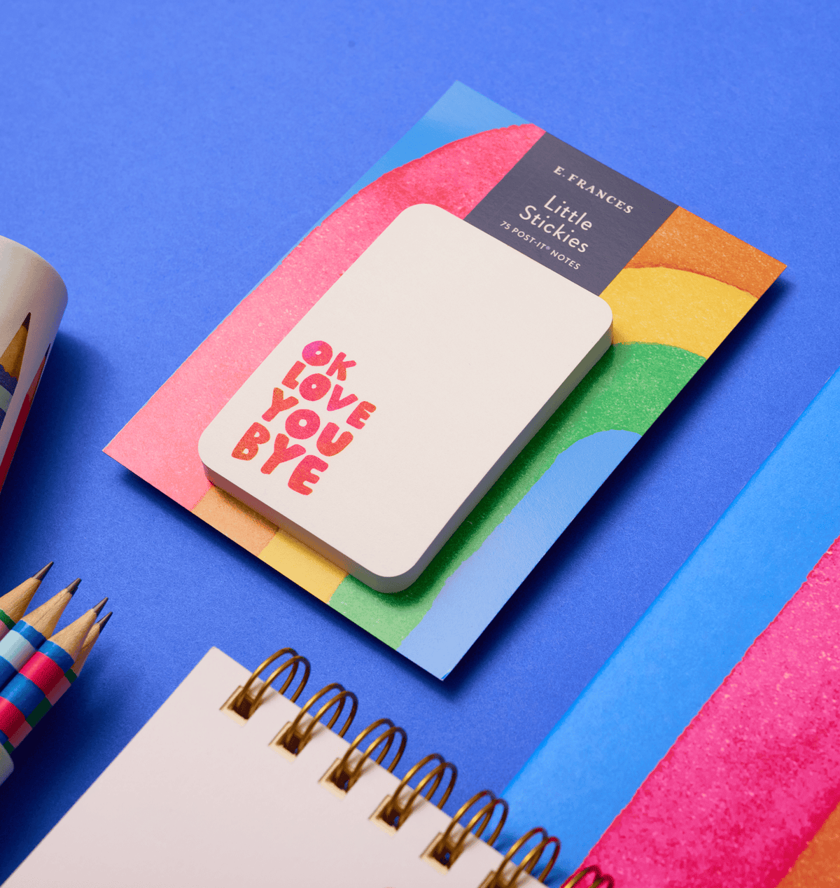 Favorite Story E. Frances Paper OkLoveYouBye Little Sticky Notes, 3M-Backed