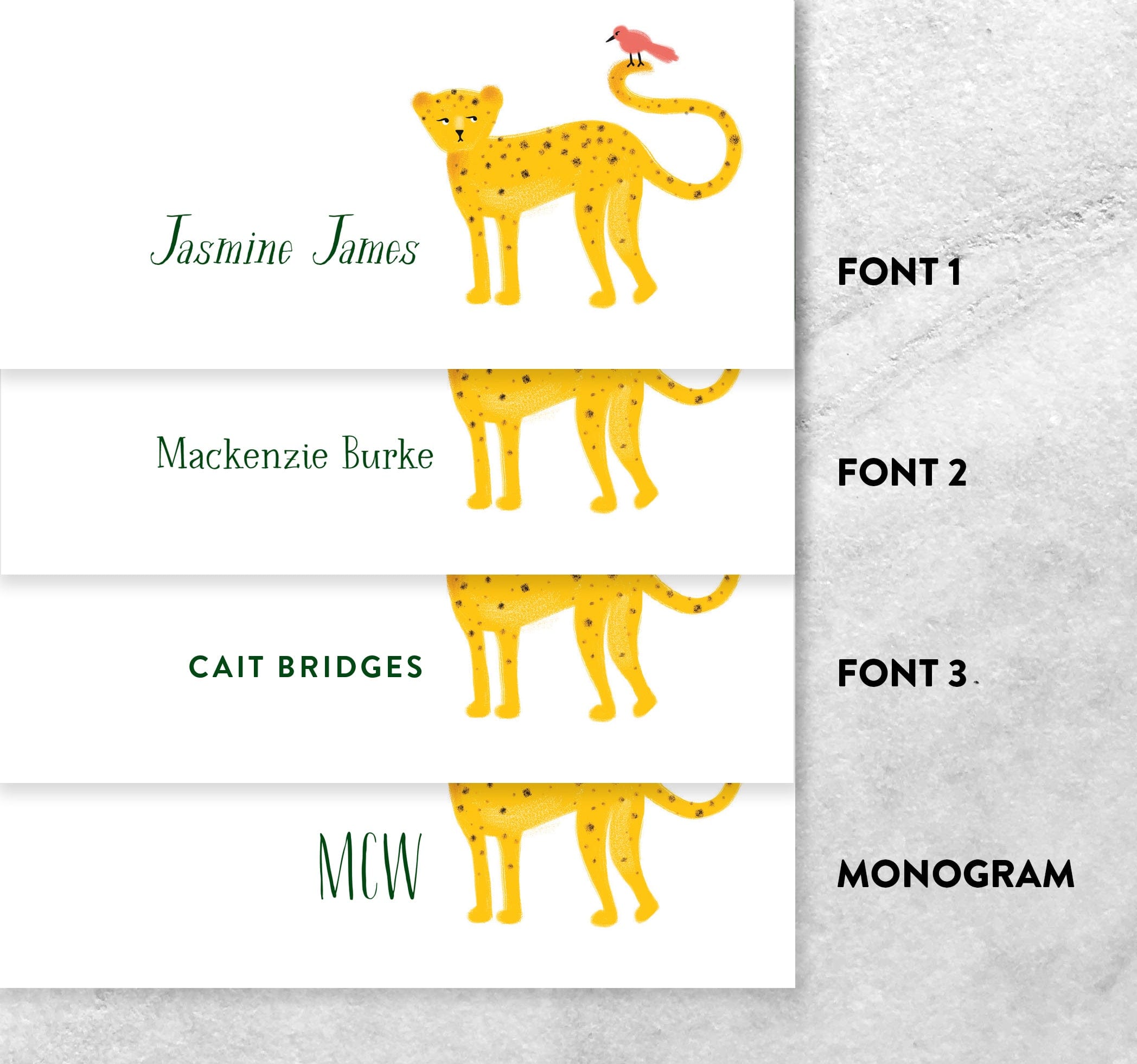 Favorite Story In the Jungle Personalized Stationery