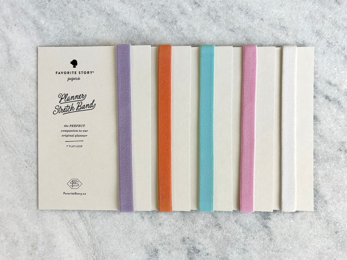 Favorite Story Planner Stretch Band Favorite Story Orange Planner Stretch Band