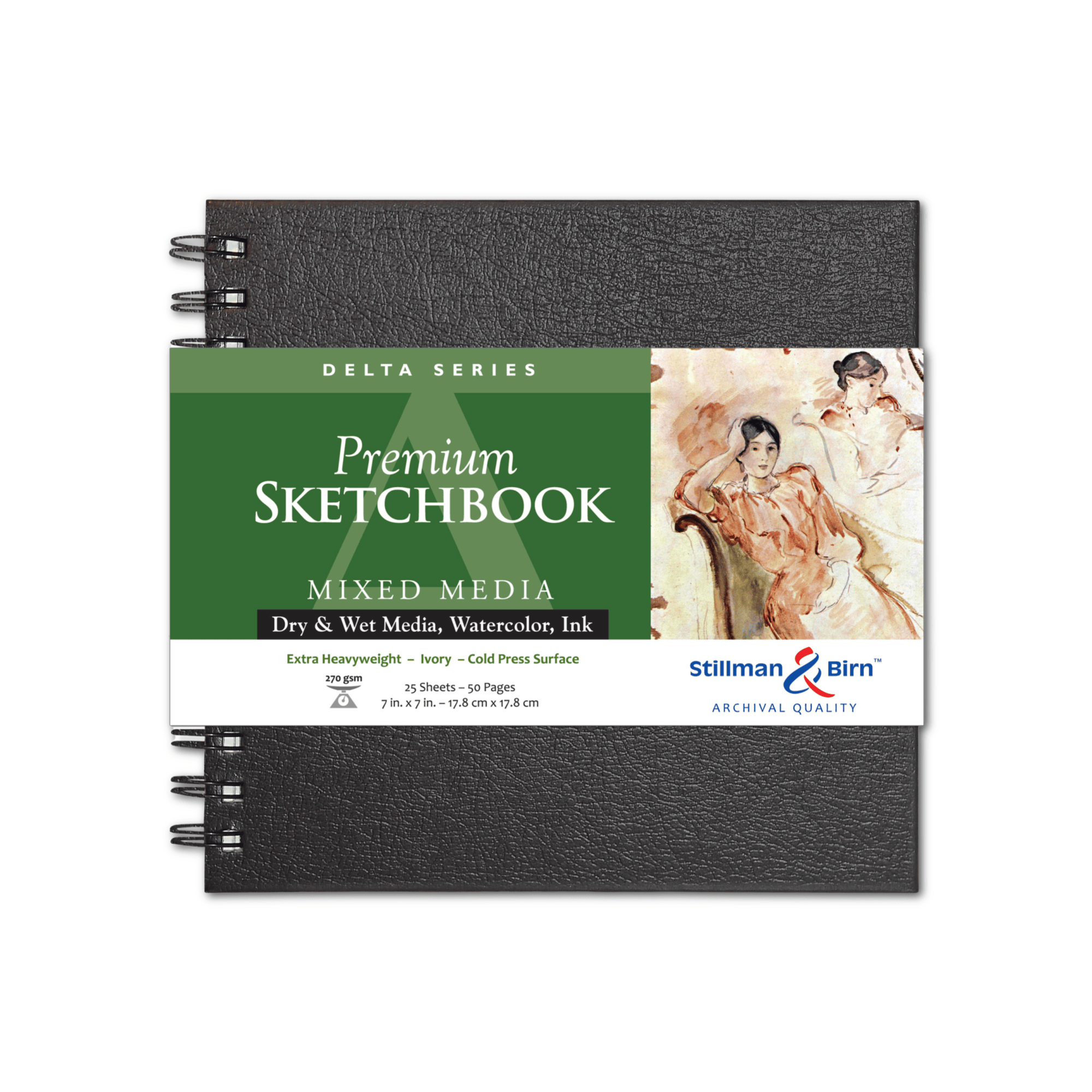 Favorite Story Exaclair Stillman & Birn Mixed Media Journal - Delta Series - Ivory