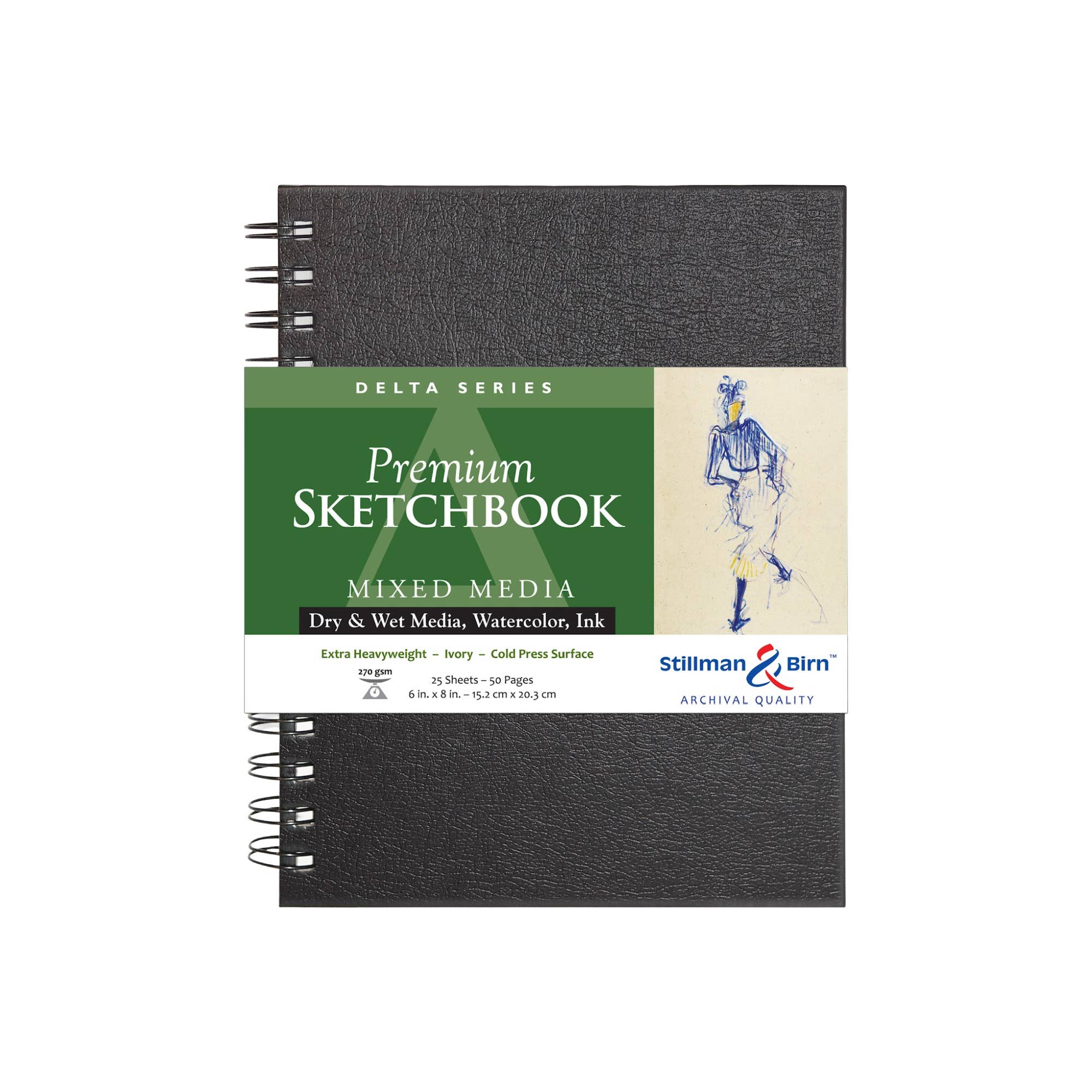 Favorite Story Exaclair Stillman & Birn Mixed Media Journal - Delta Series - Ivory