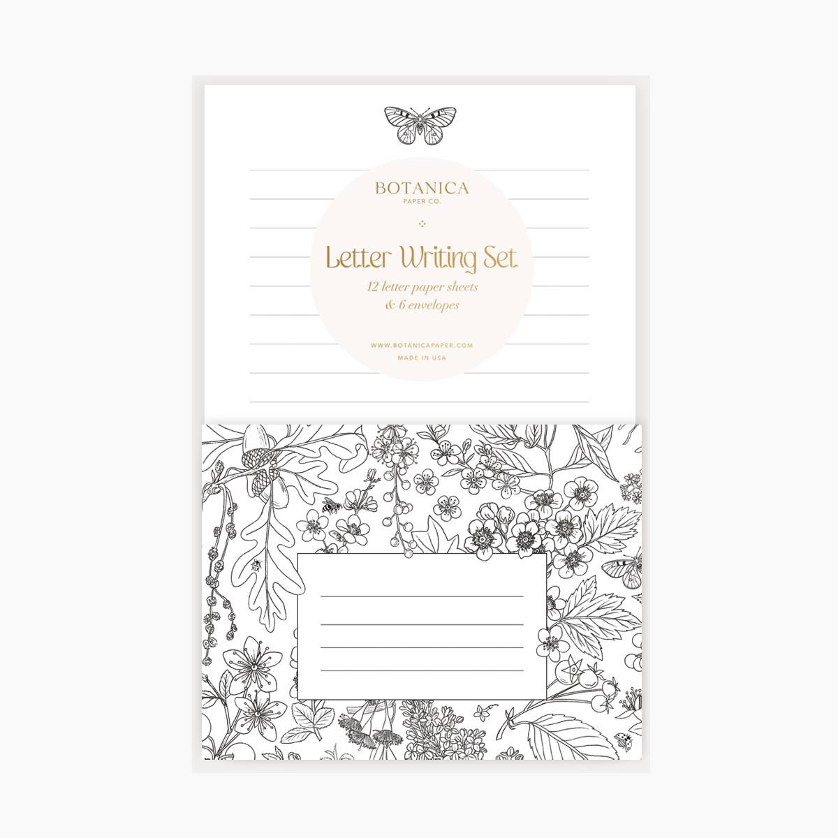Favorite Story Botanica Paper Co. Tree Blooms / Letter Writing Set