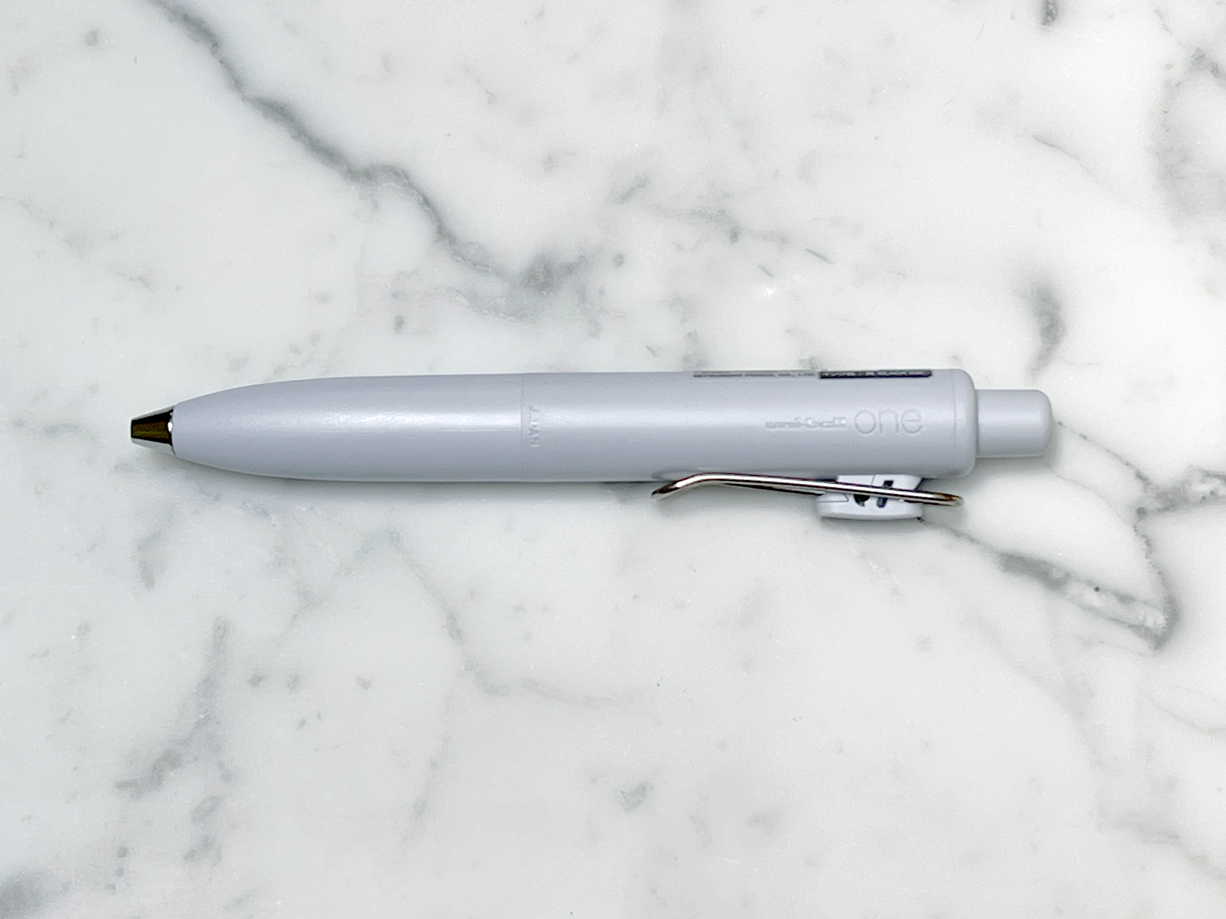 Favorite Story gel pen Muji Soda Uni-Ball One P Gel Pen, 0.5mm Black