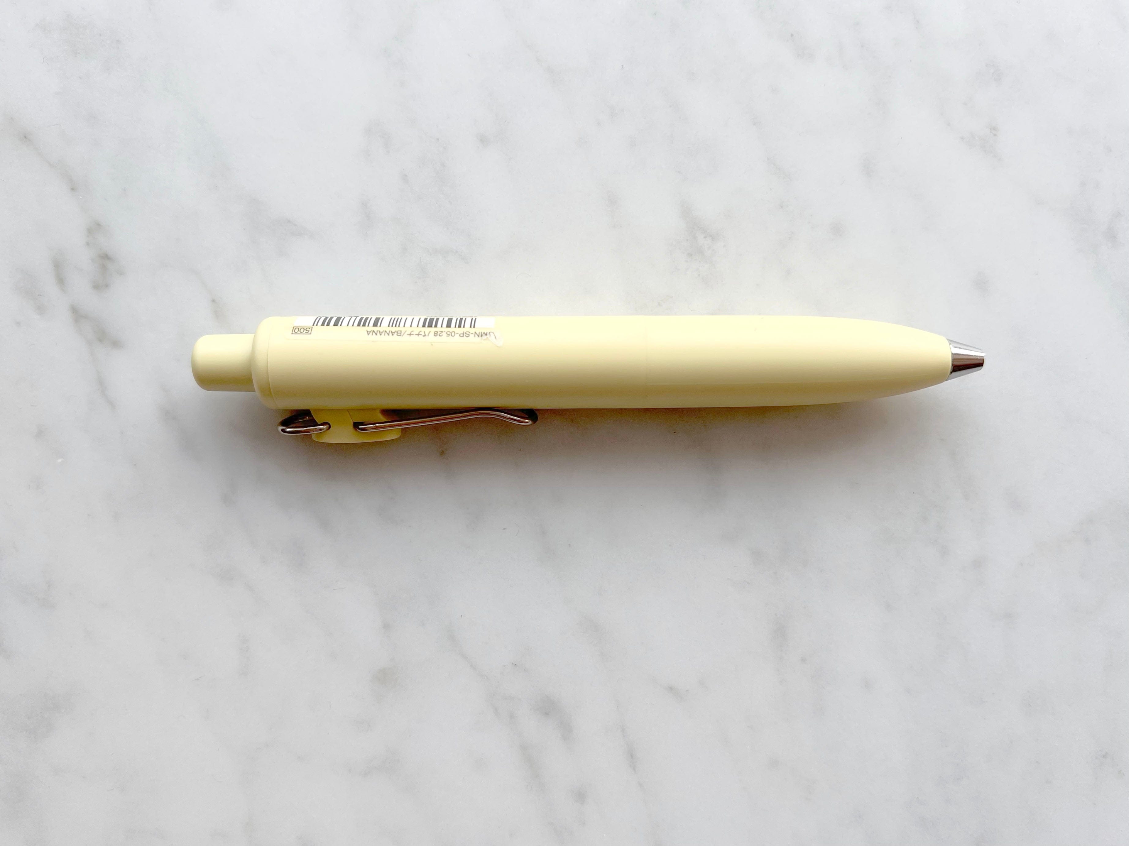 Favorite Story Pen Muji Banana Uni-Ball One P Gel Pen, 0.5mm Black
