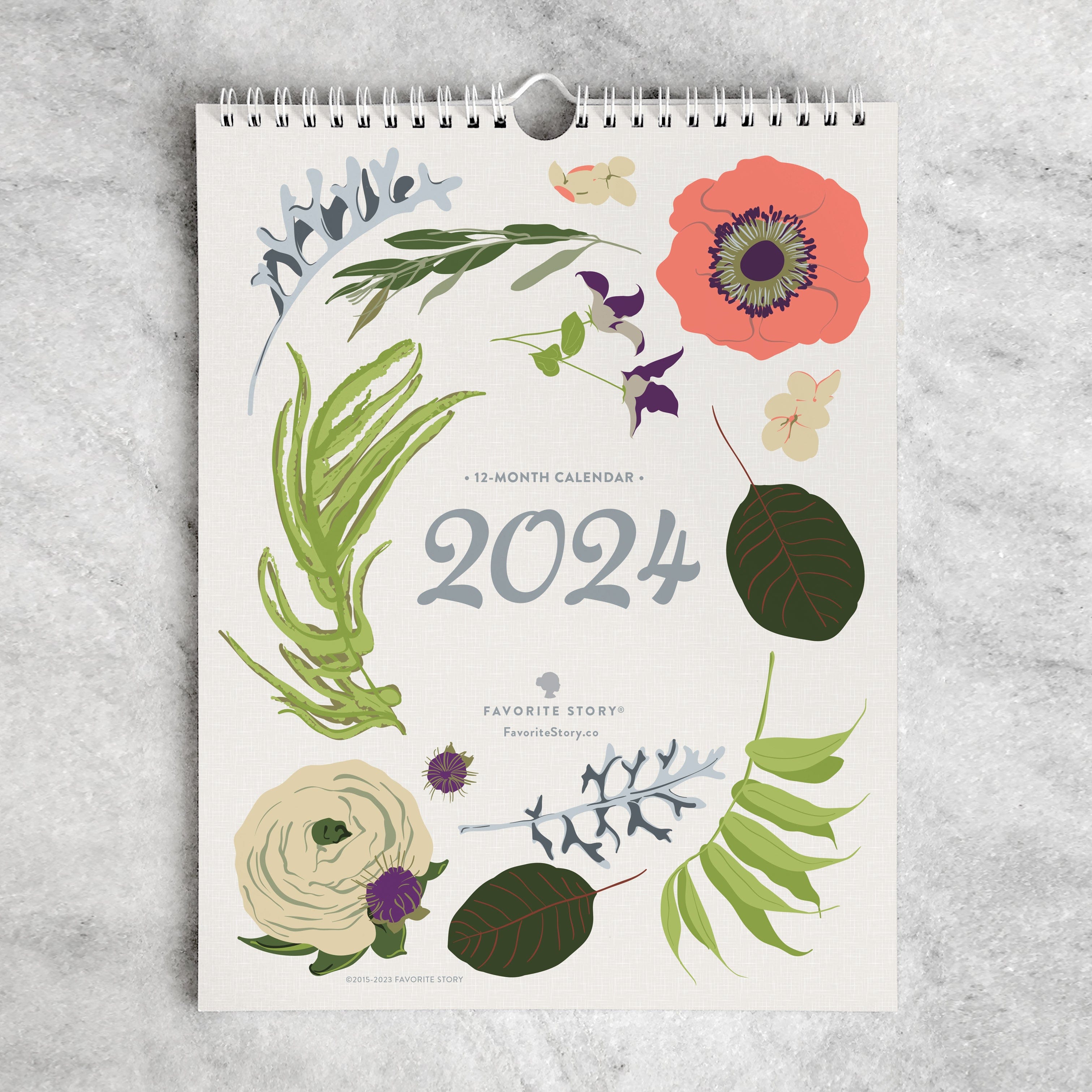 2024 Monthly Calendar – Favorite Story