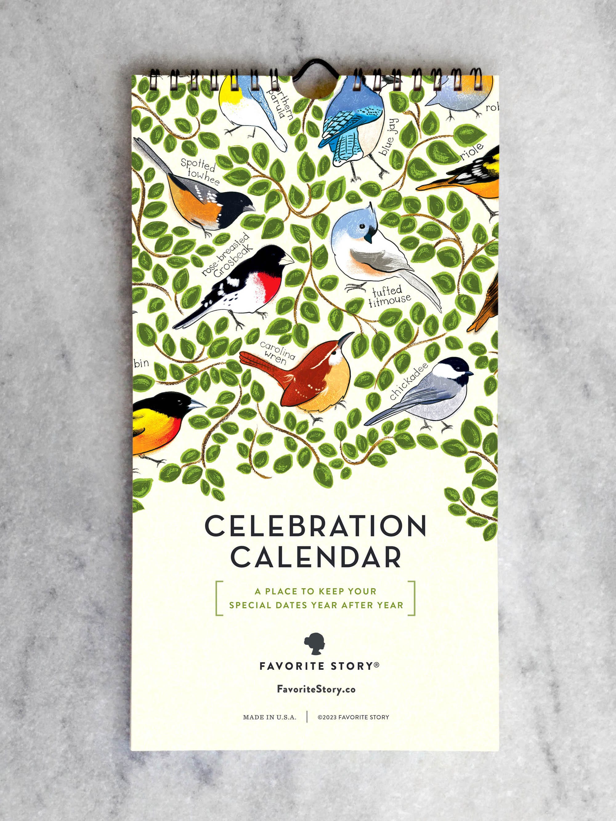 Favorite Story Celebration Calendar Feathered Friends Celebration Calendar