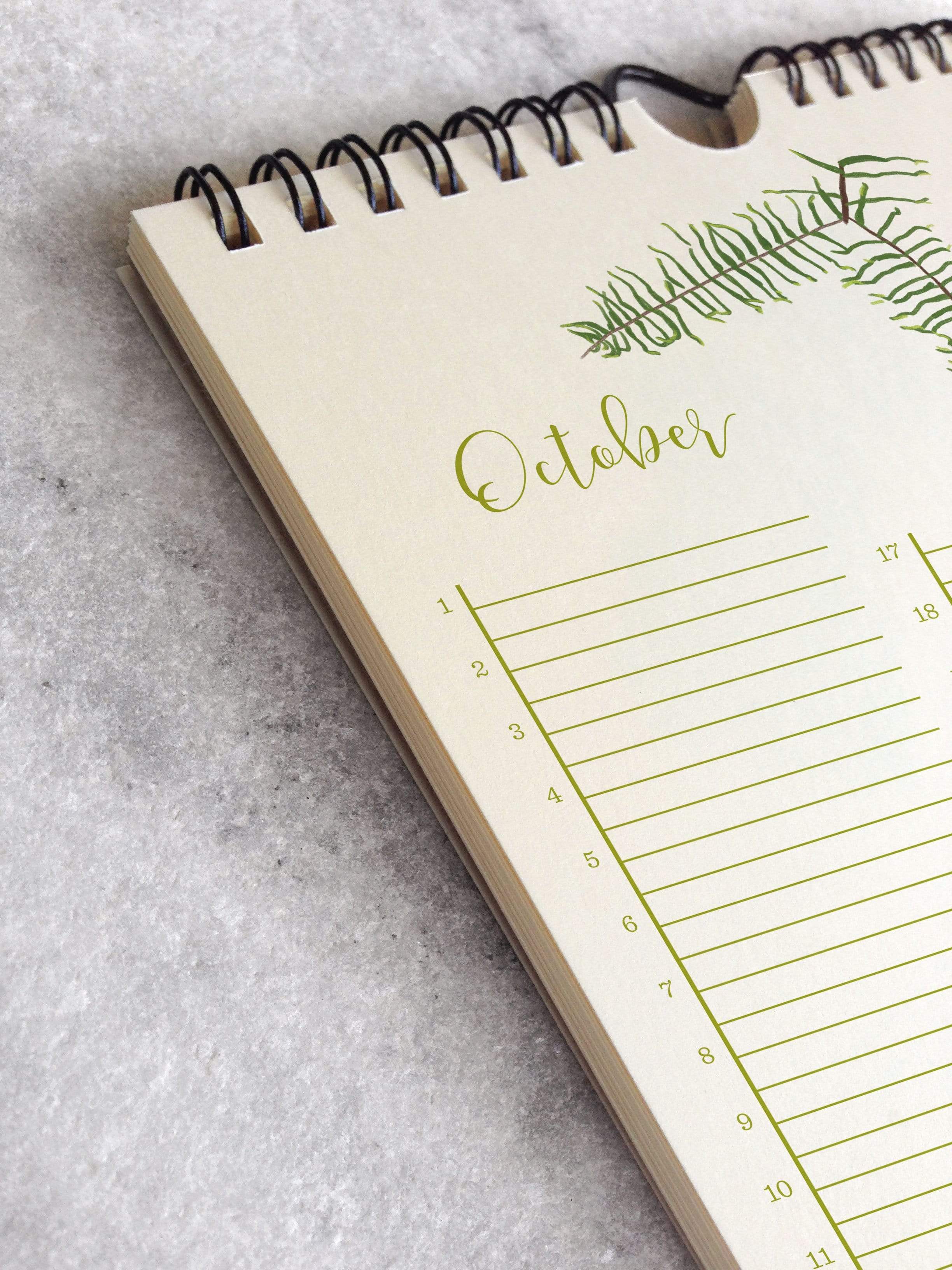 Calendar Favorite Story Fern Celebration Calendar