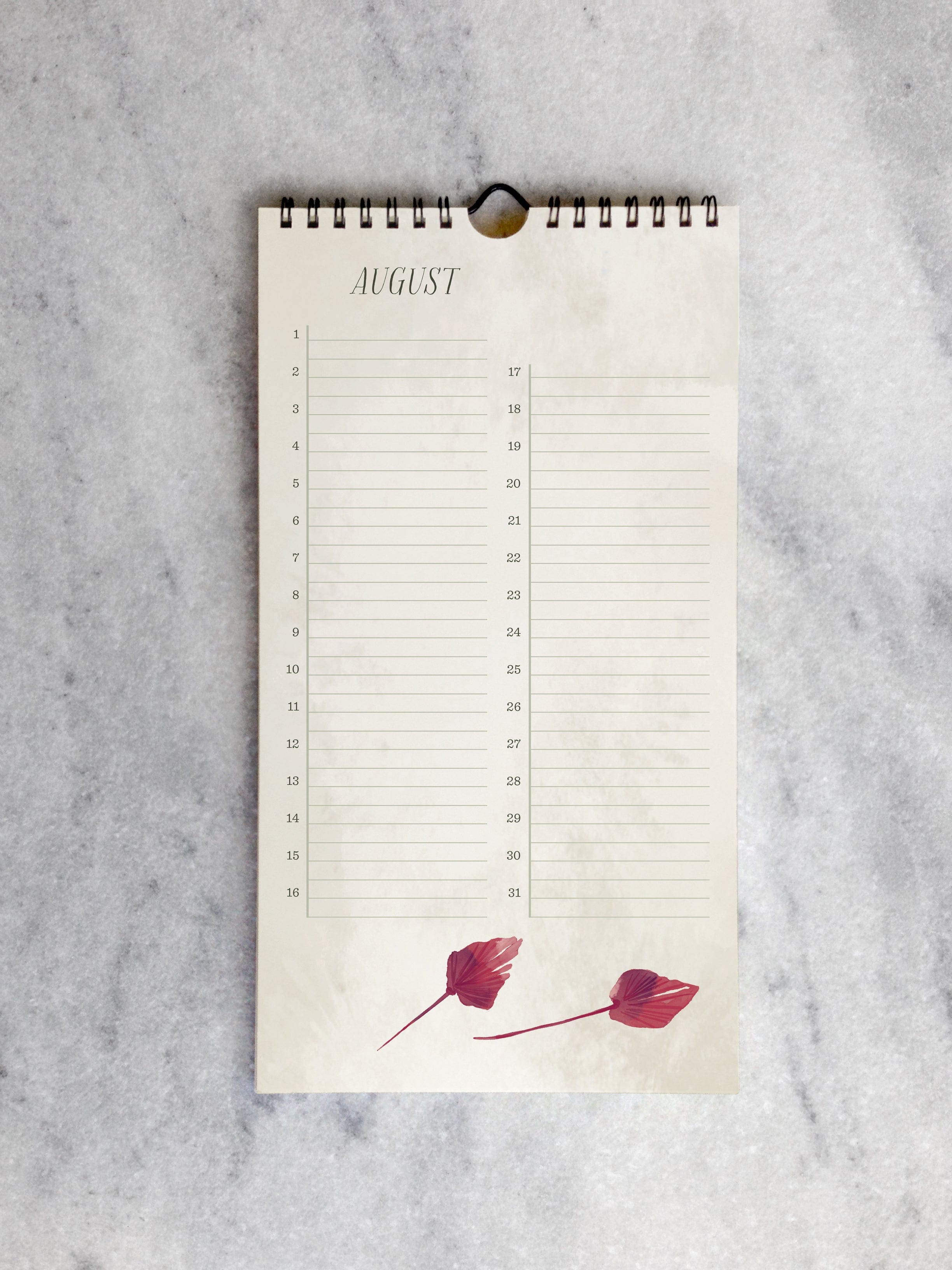 Favorite Story Celebration Calendar Field Flowers Celebration Calendar