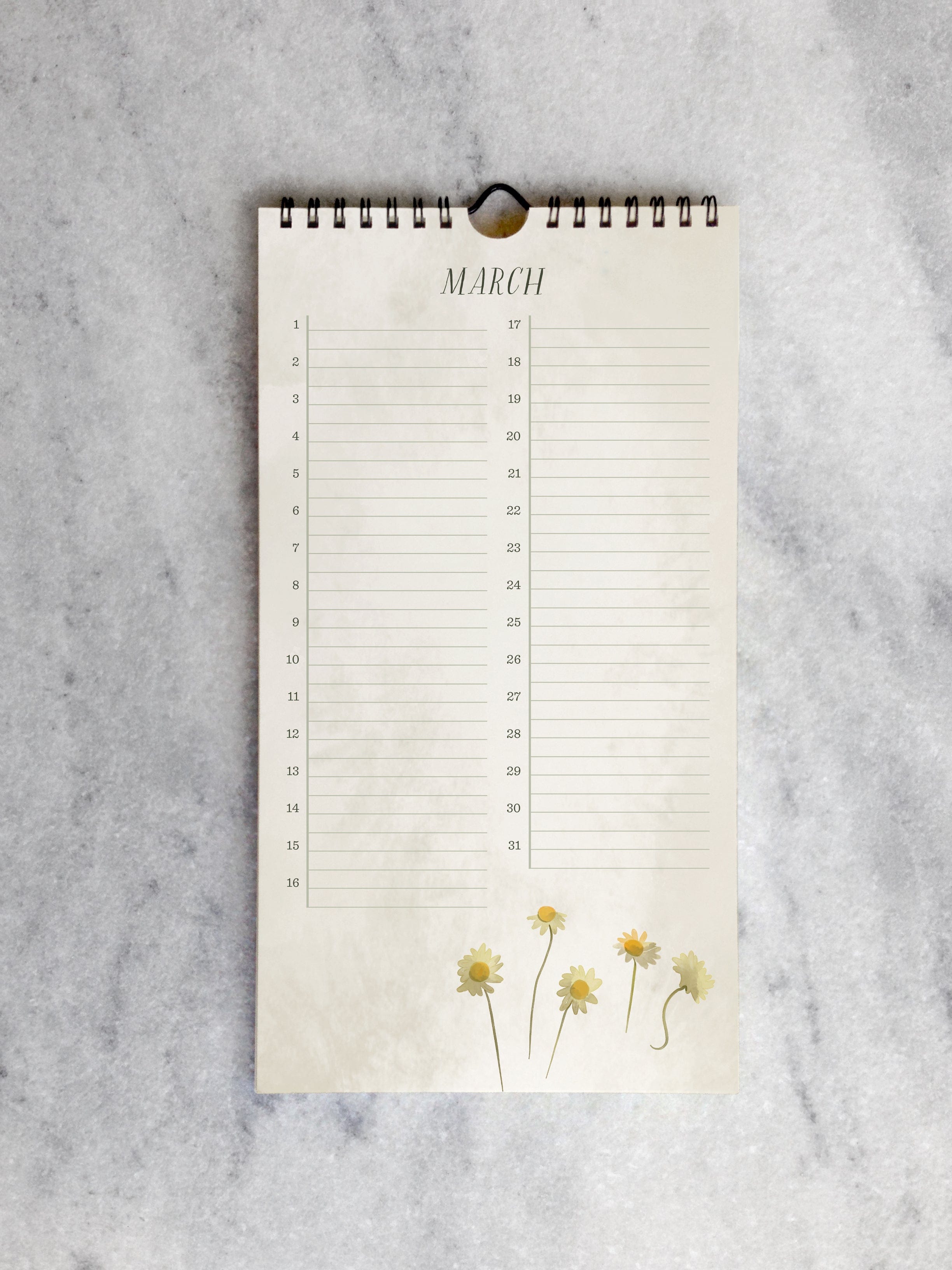 Favorite Story Celebration Calendar Field Flowers Celebration Calendar