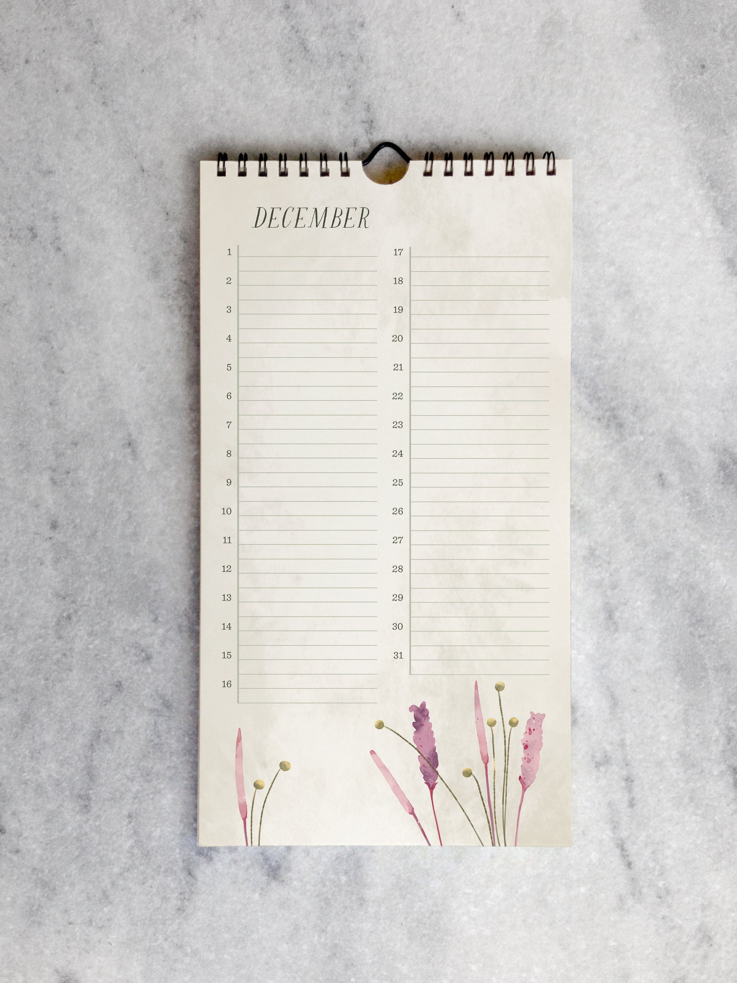 Favorite Story Celebration Calendar Field Flowers Celebration Calendar