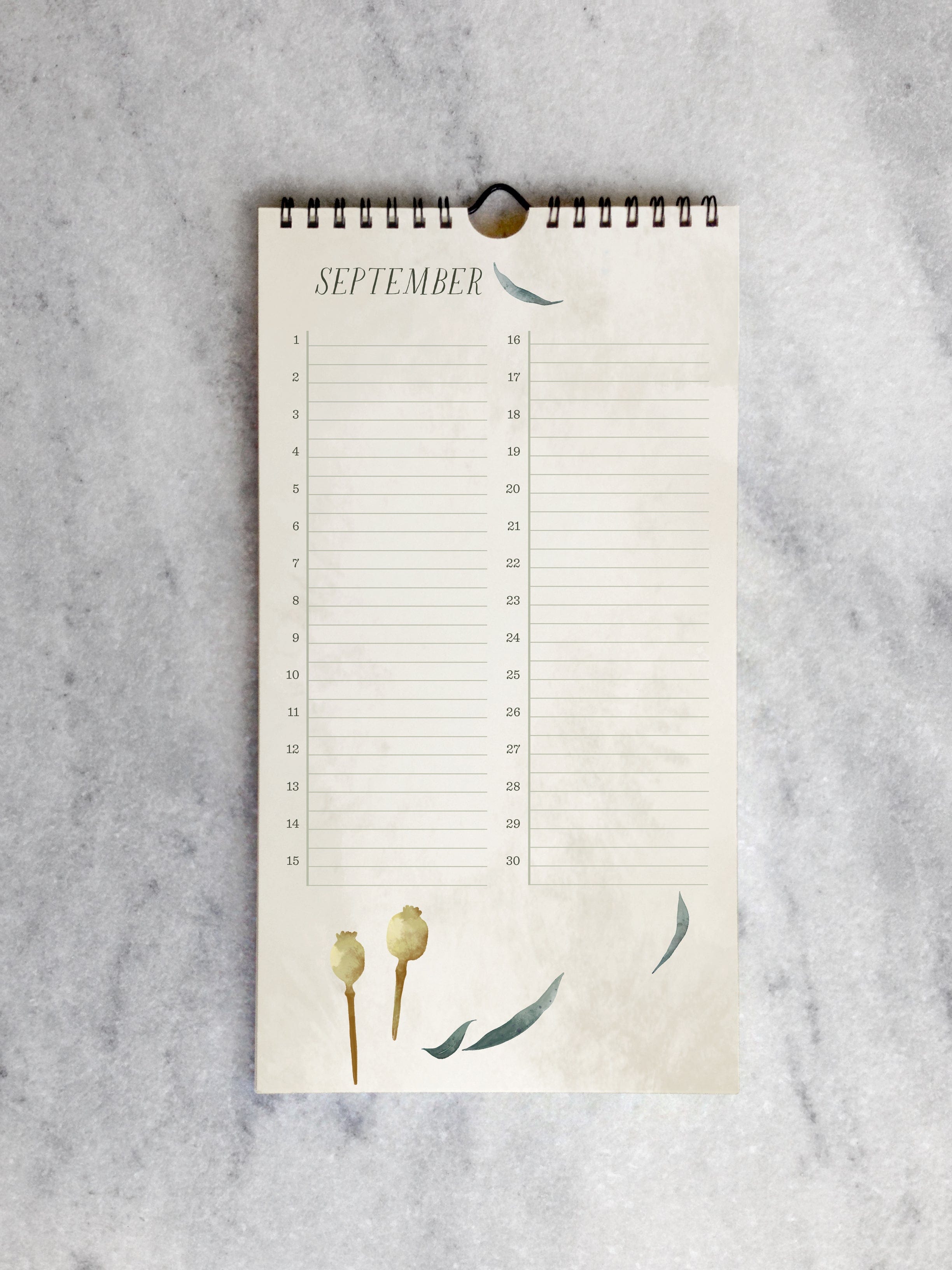 Favorite Story Celebration Calendar Field Flowers Celebration Calendar
