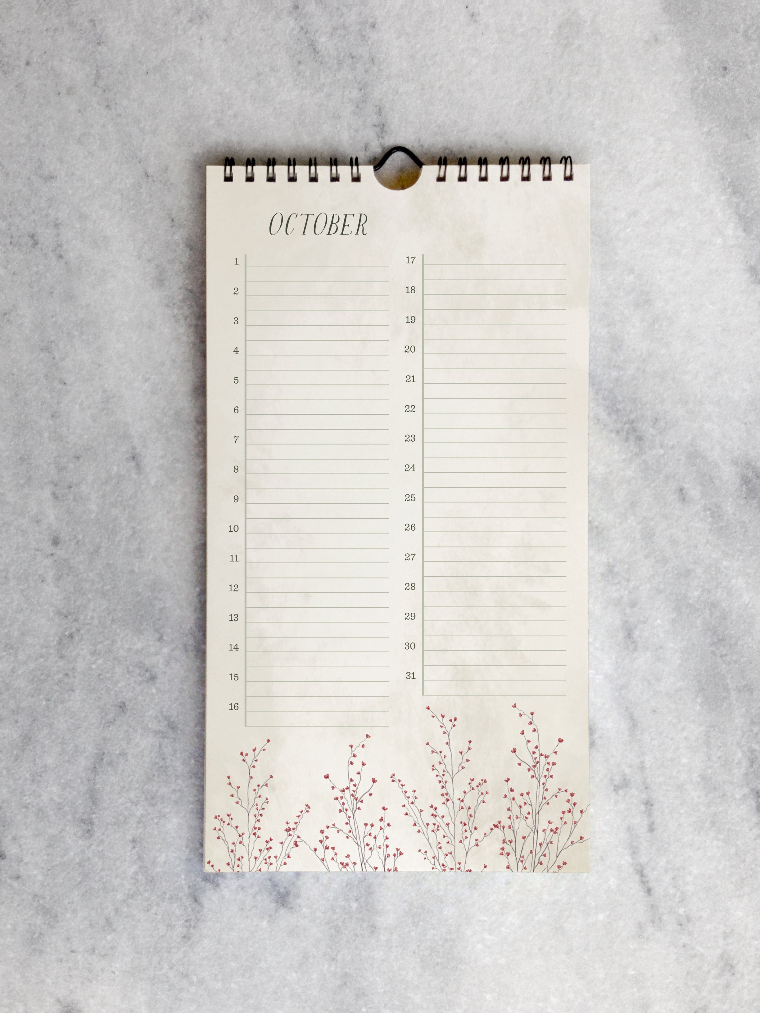 Favorite Story Celebration Calendar Field Flowers Celebration Calendar