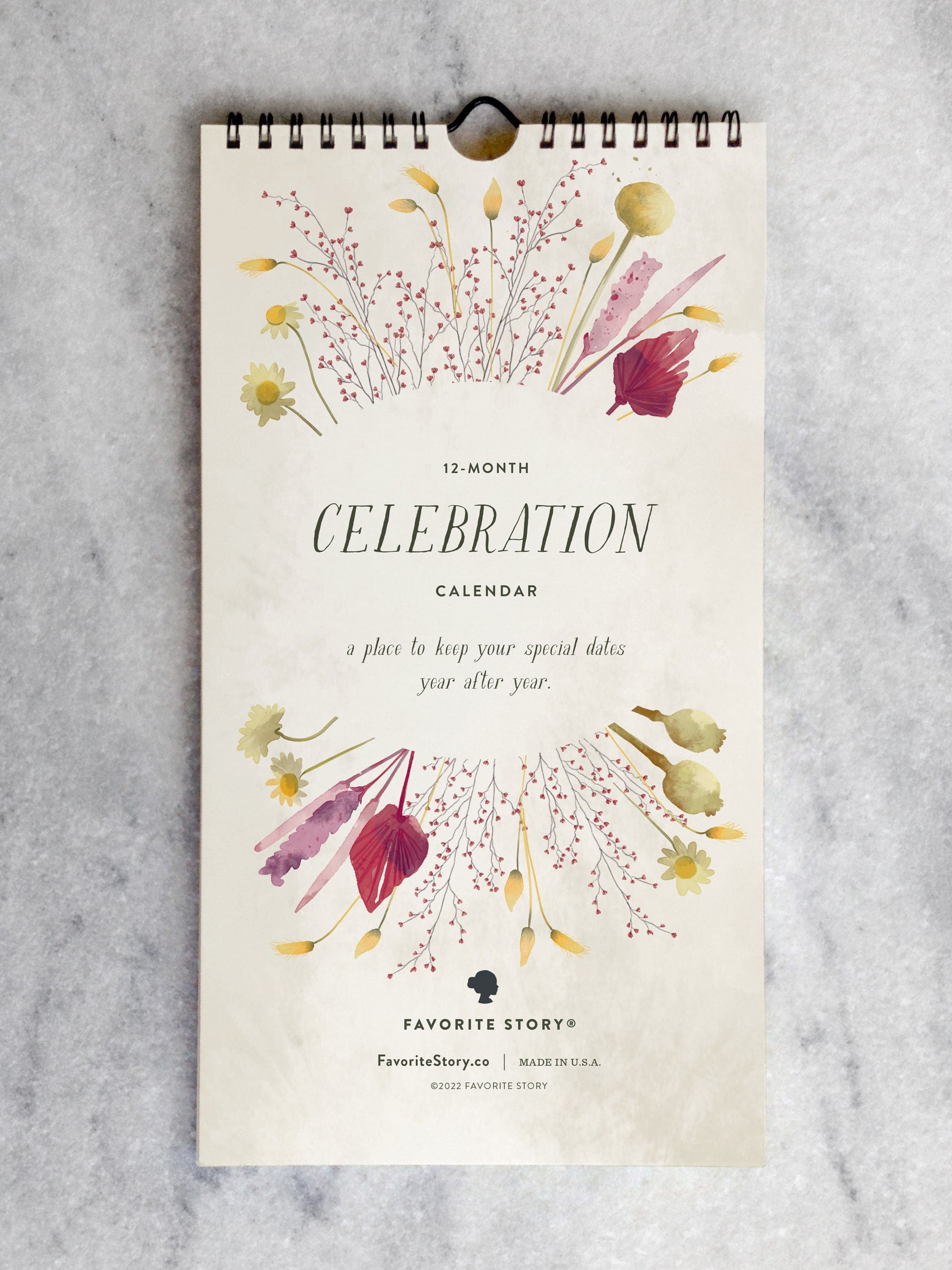 Favorite Story Celebration Calendar Field Flowers Celebration Calendar