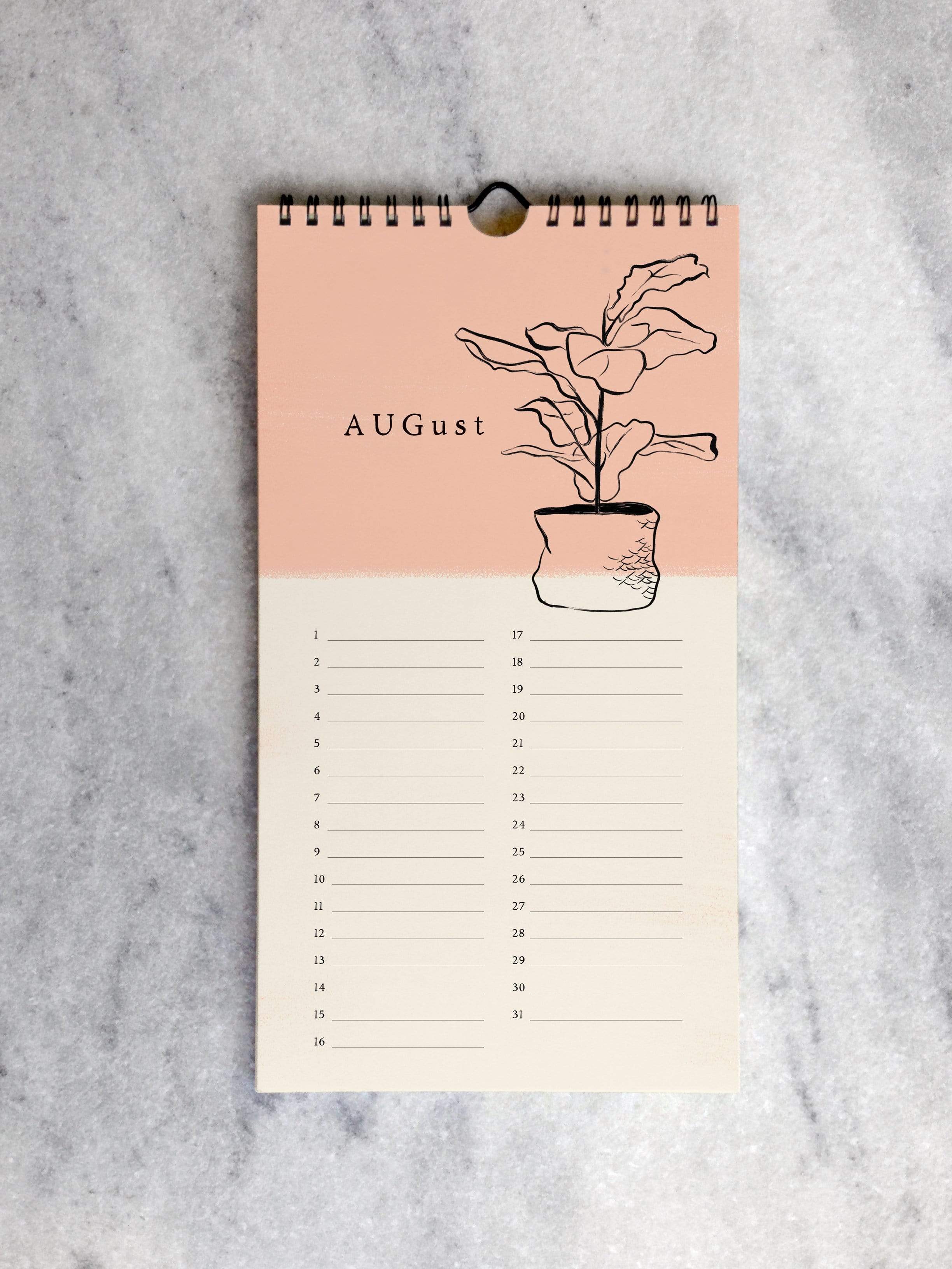 Perpetual/Birthday Calendar Favorite Story House Plants Celebration Calendar