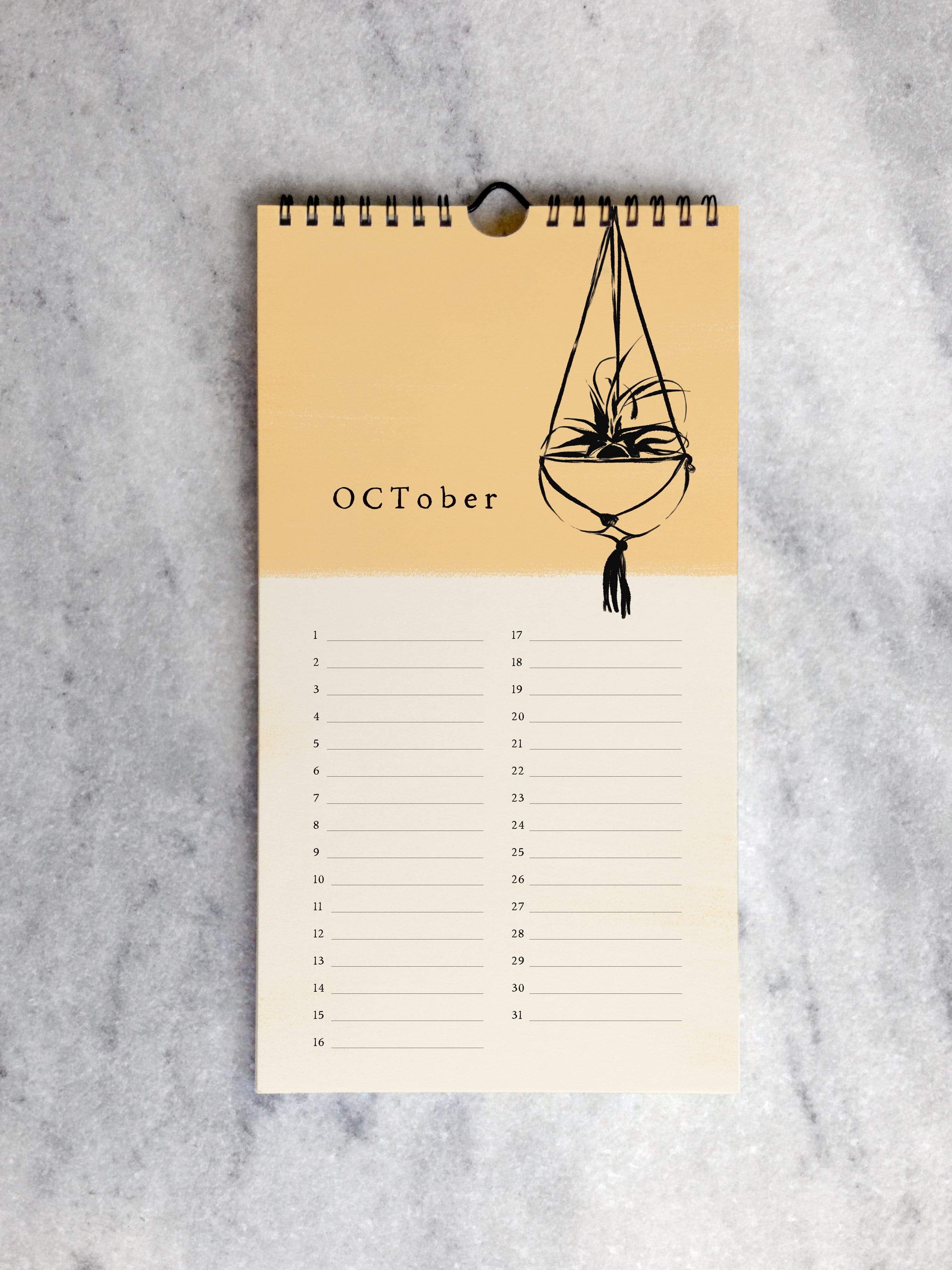 Perpetual/Birthday Calendar Favorite Story House Plants Celebration Calendar