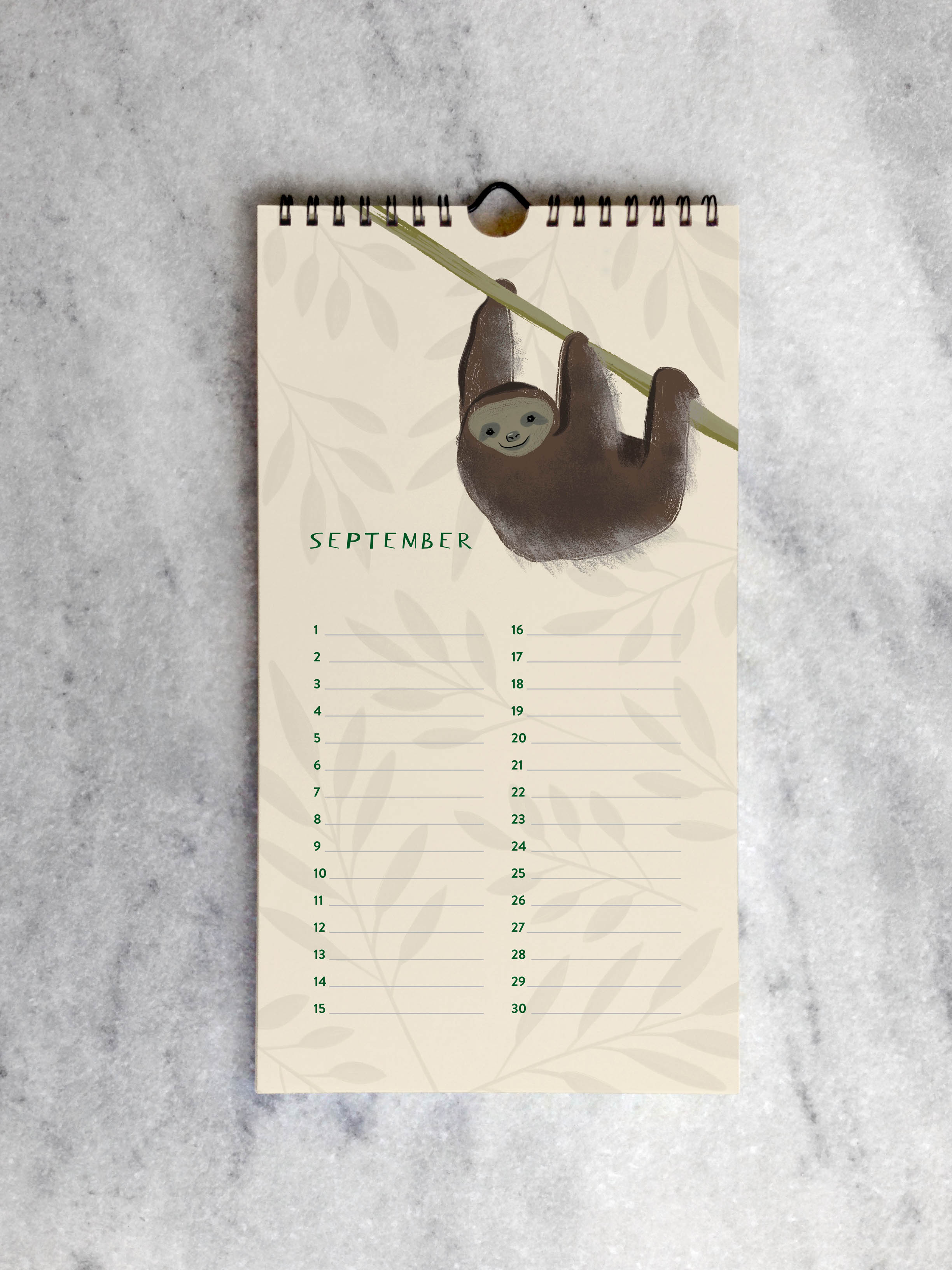 Perpetual/Birthday Calendar Favorite Story In the Jungle Celebration Calendar