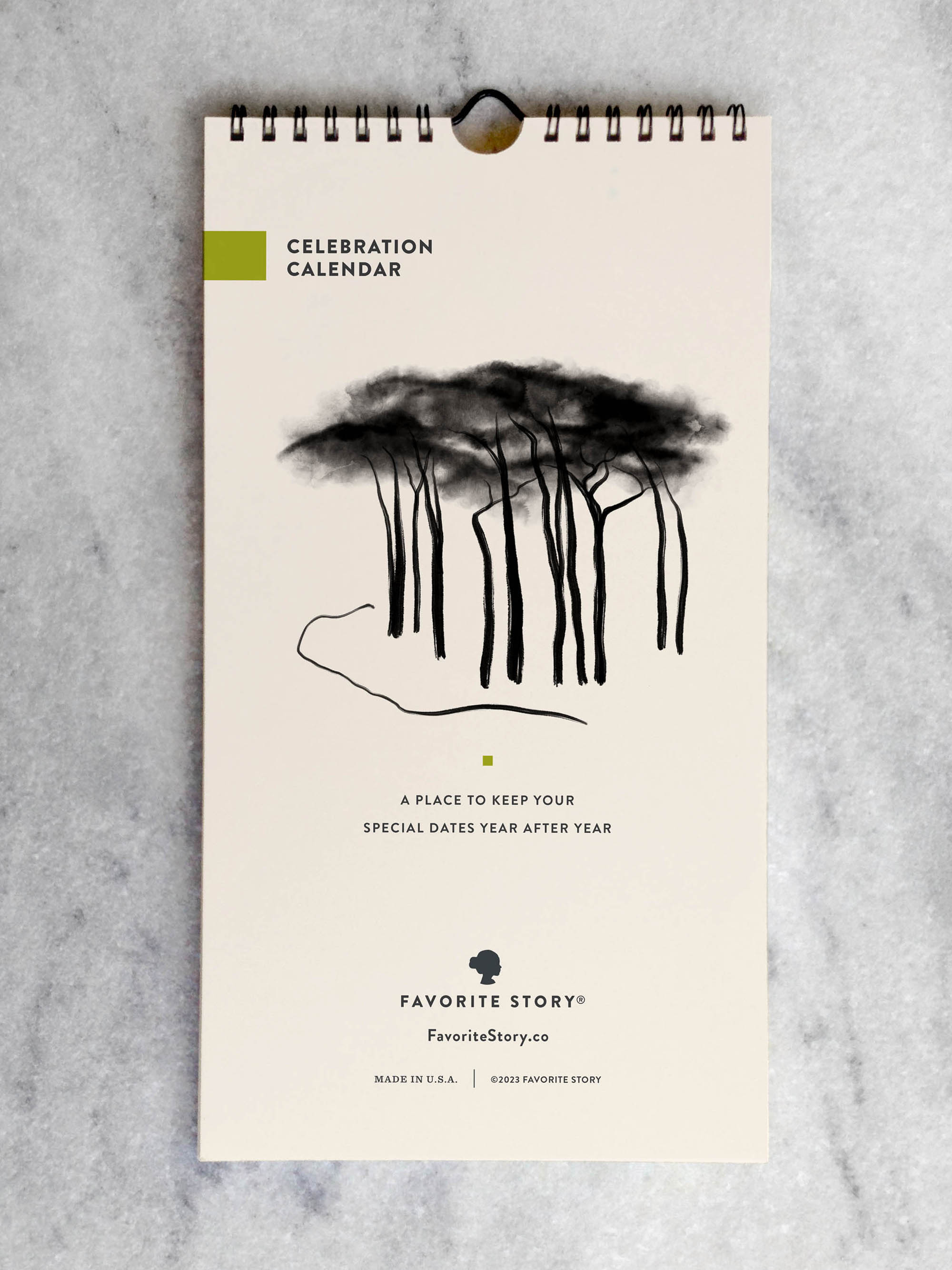 Favorite Story Celebration Calendar Trees Celebration Calendar