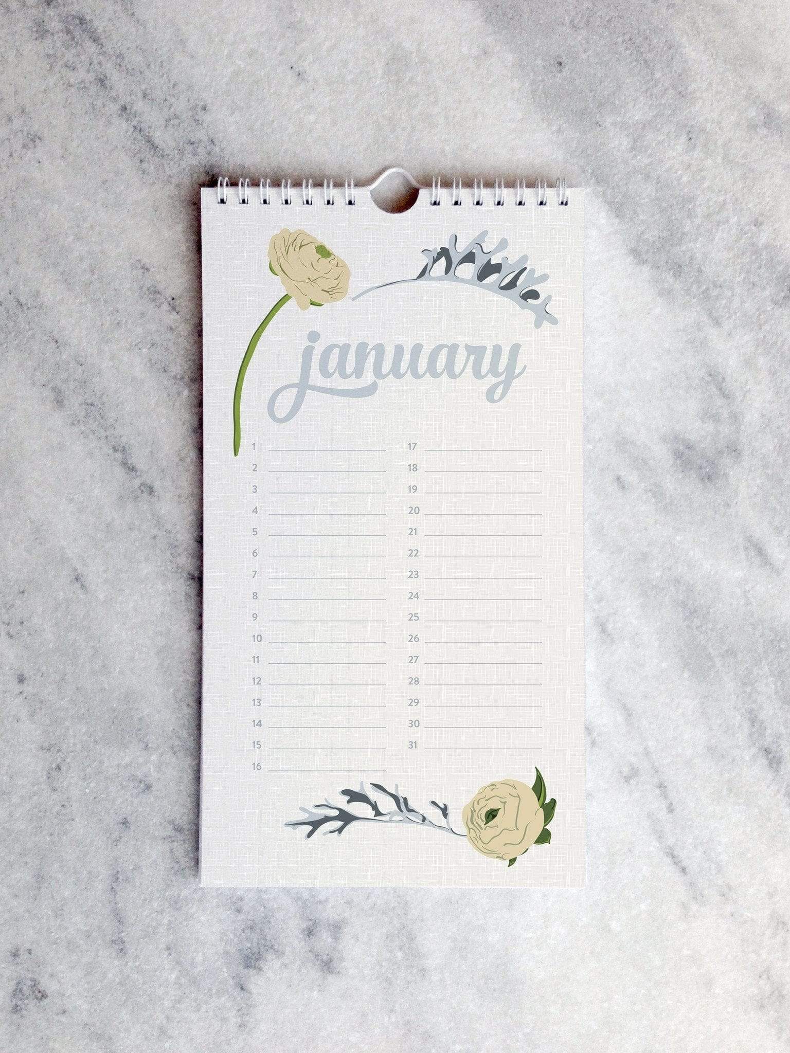 Perpetual/Birthday Calendar Favorite Story Wildflower Celebration Calendar