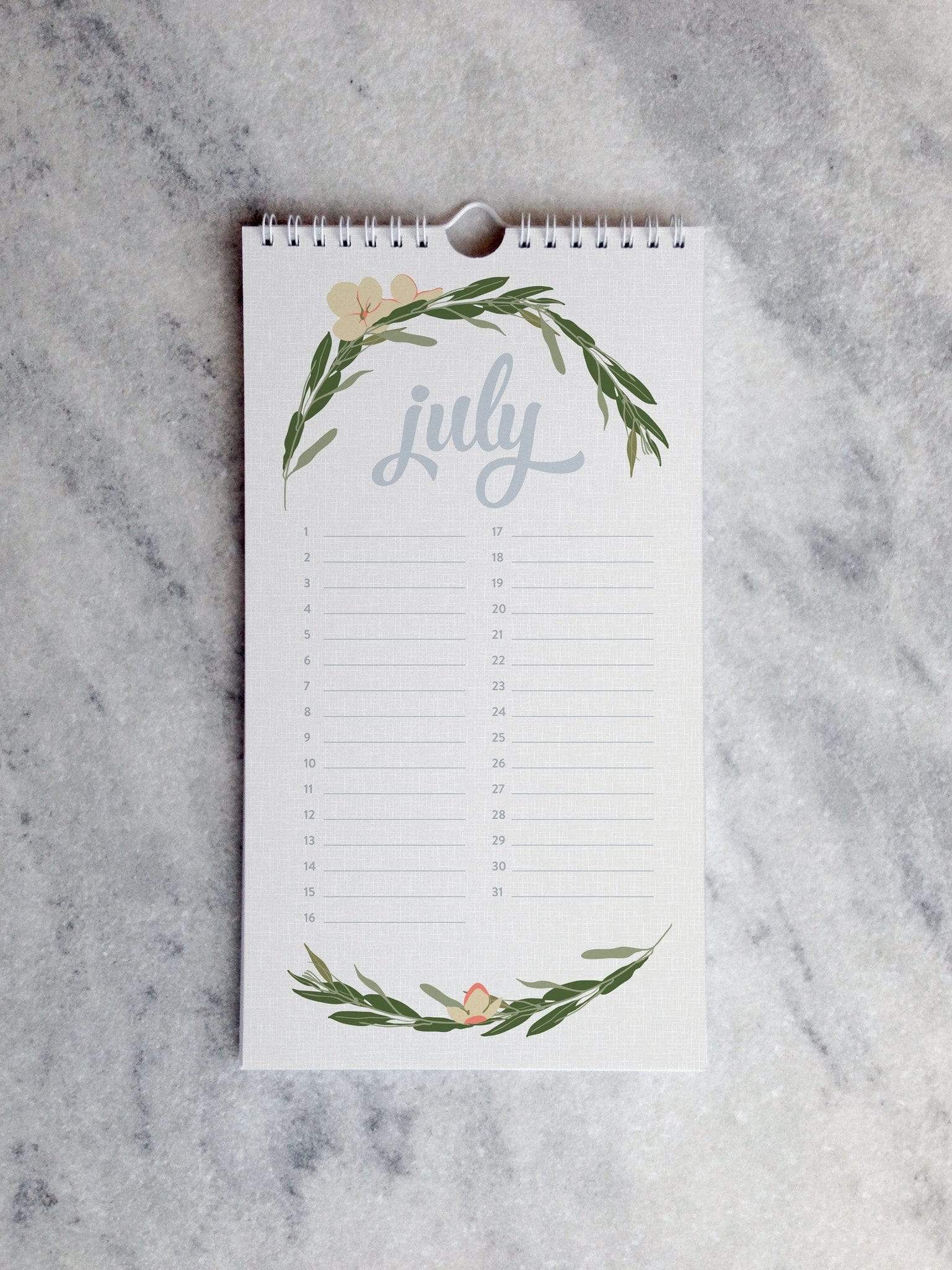 Perpetual/Birthday Calendar Favorite Story Wildflower Celebration Calendar