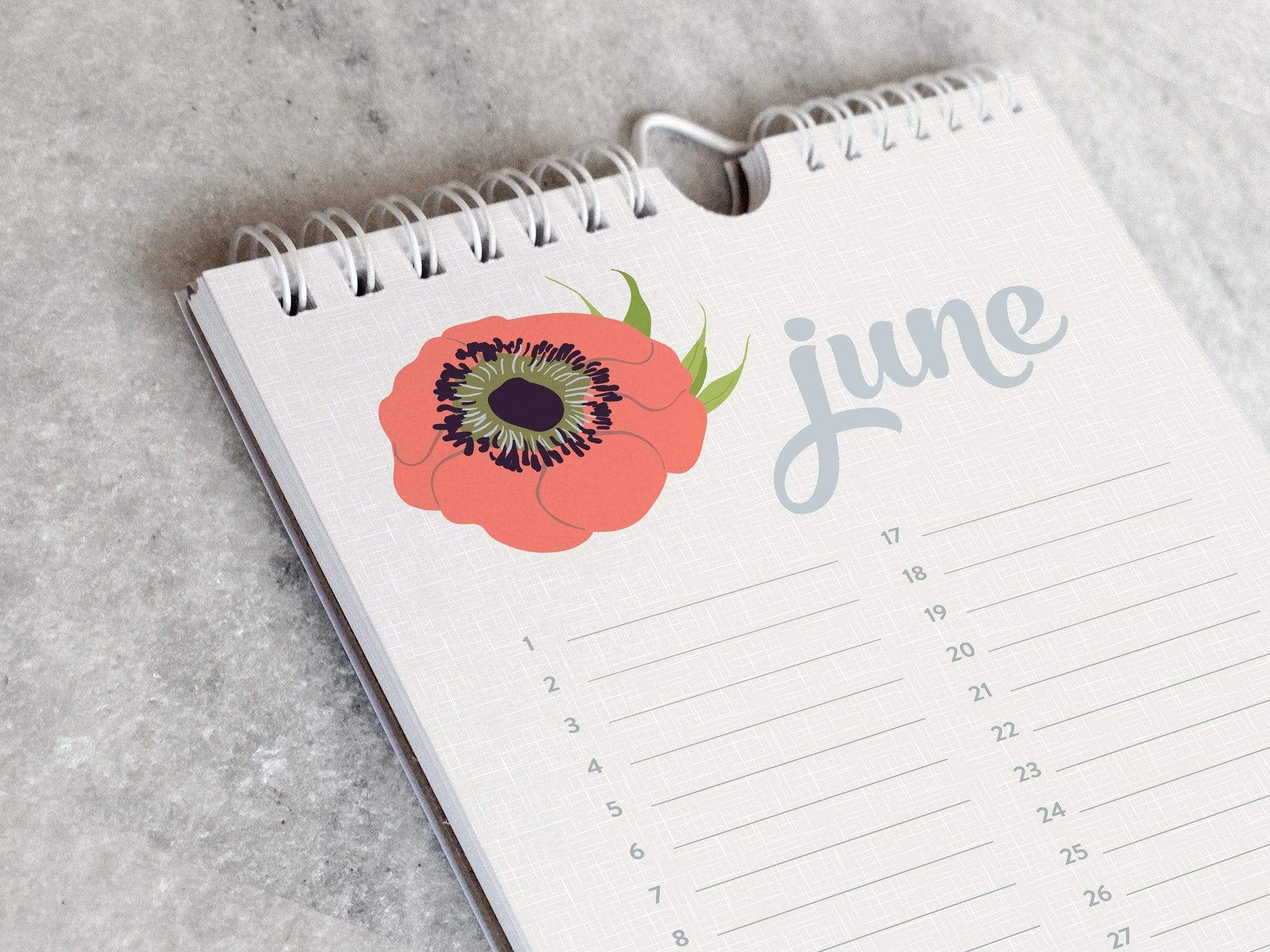 Perpetual/Birthday Calendar Favorite Story Wildflower Celebration Calendar