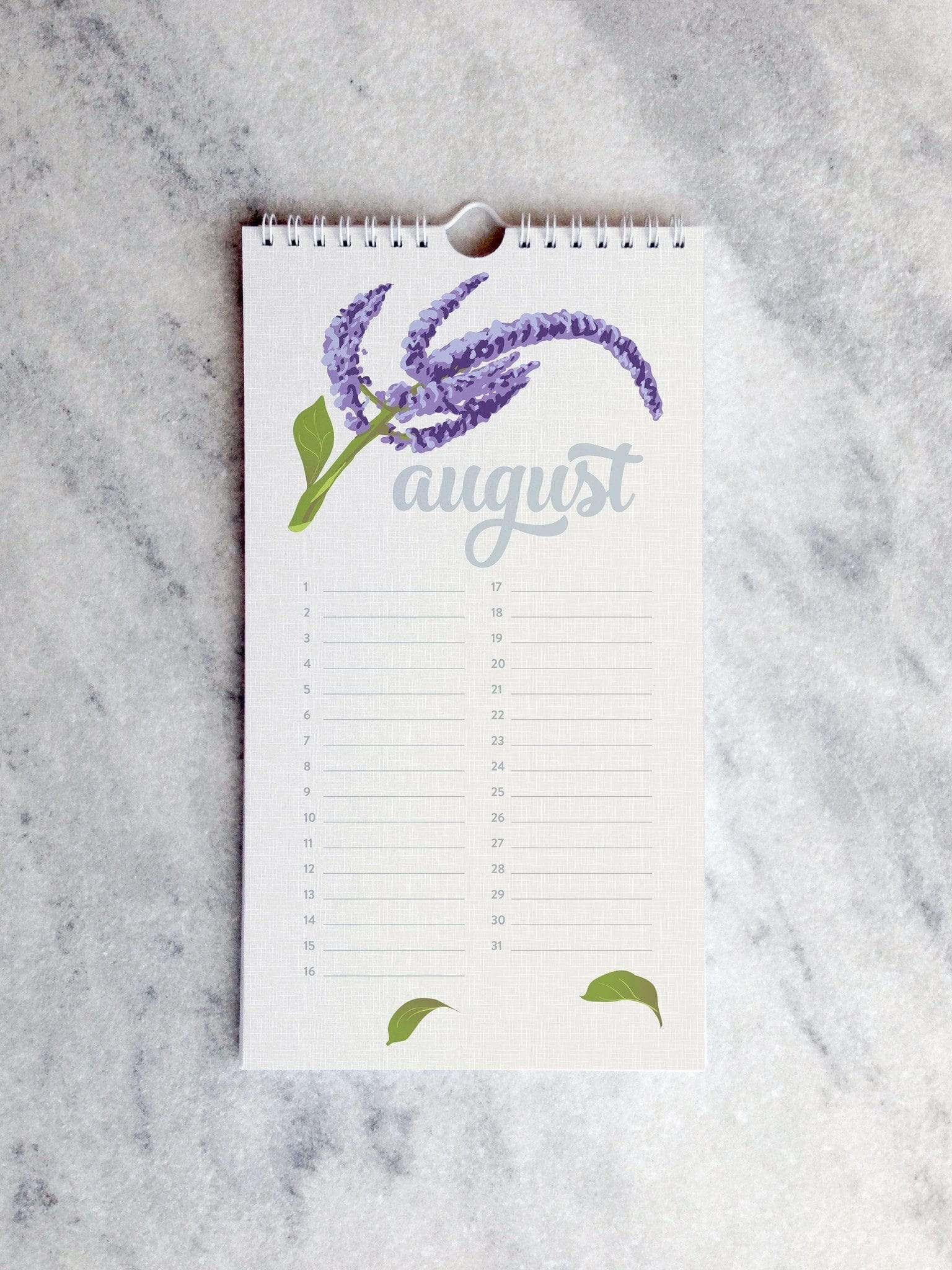 Perpetual/Birthday Calendar Favorite Story Wildflower Celebration Calendar