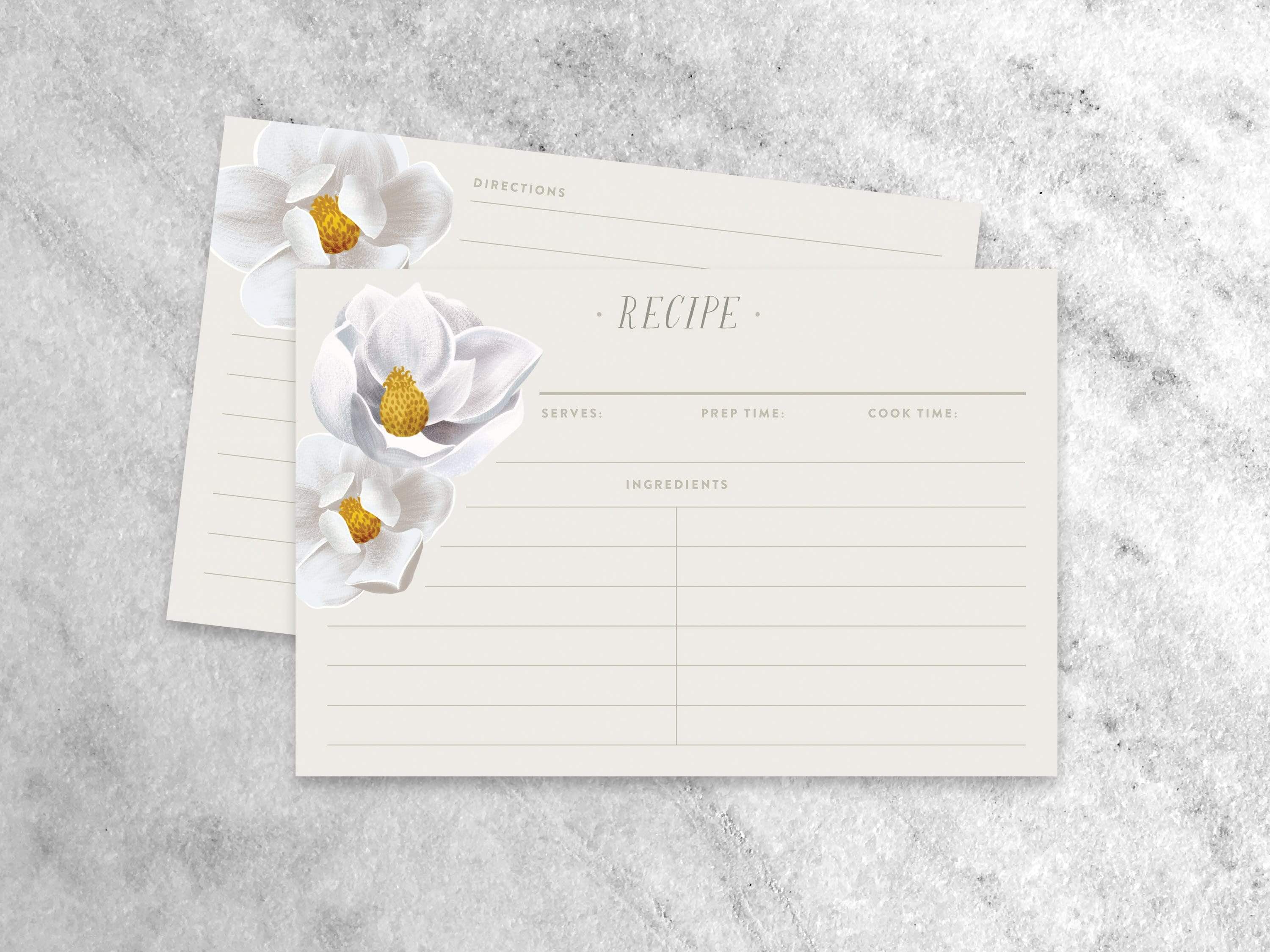 Recipe Cards Favorite Story Magnolia Recipe Cards