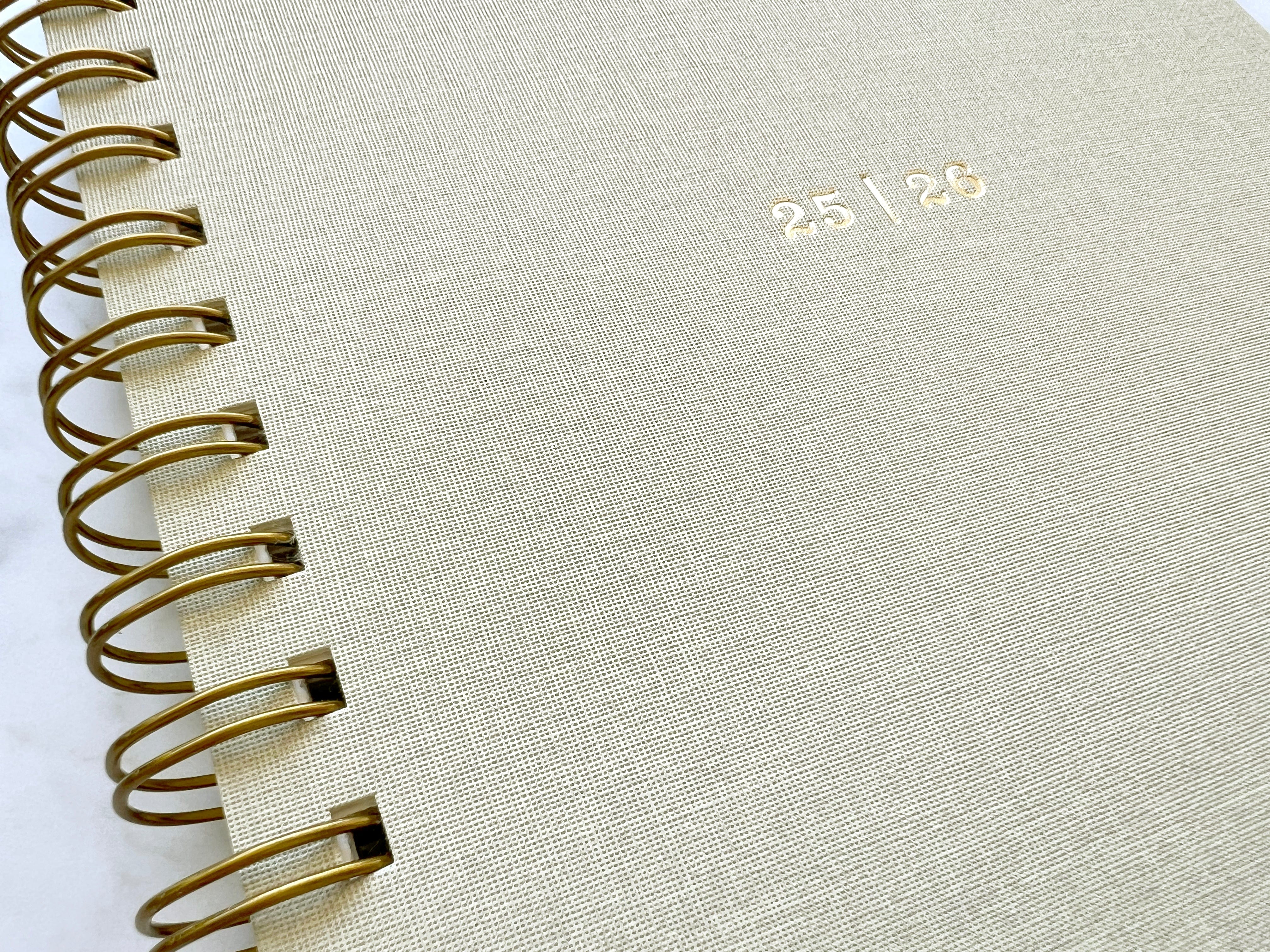 Favorite Story Planner Favorite Story 12-Month Planner, Beige Bookcloth