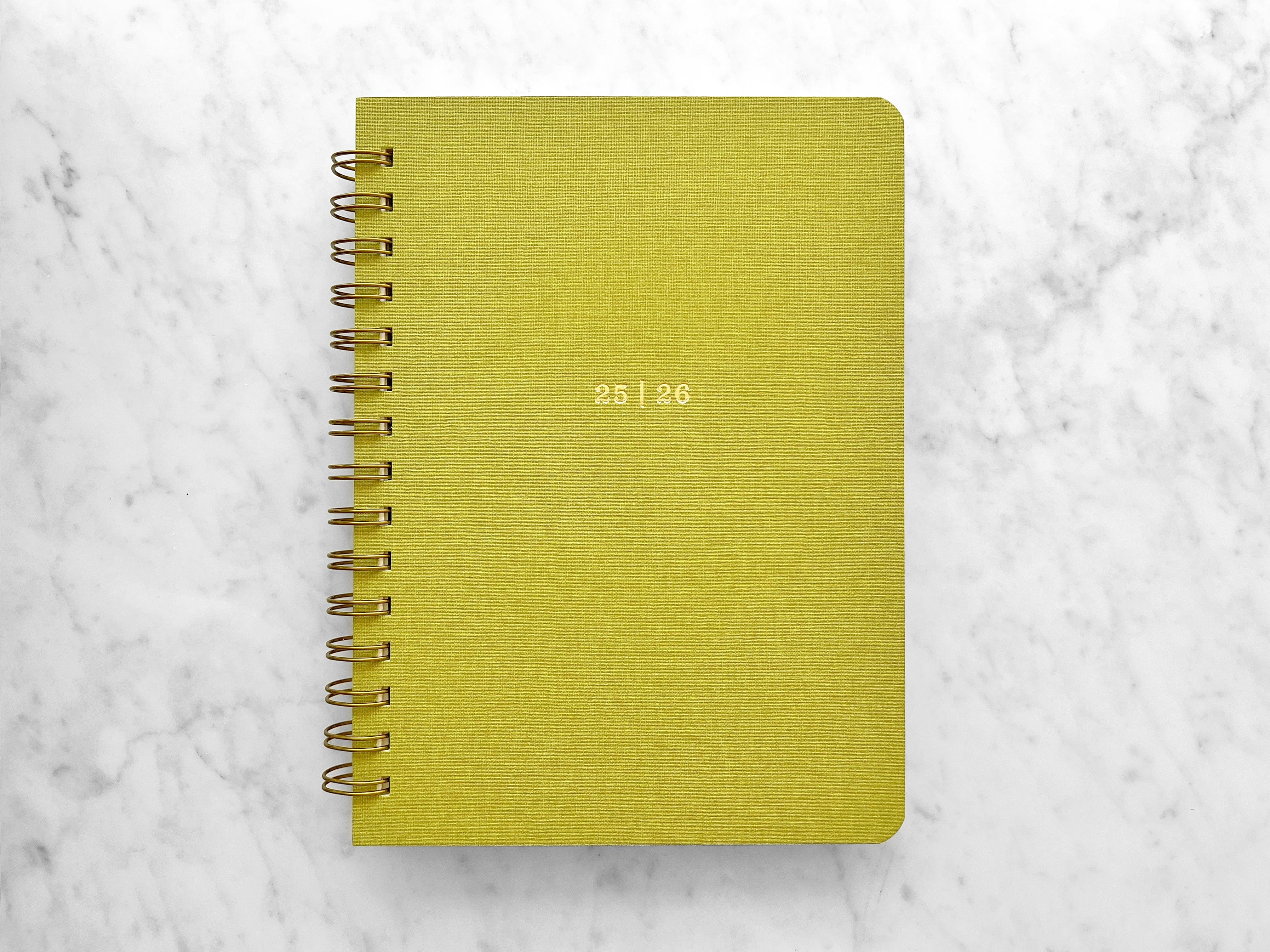 Favorite Story Planner Favorite Story 12-Month Planner, Chartreuse Bookcloth