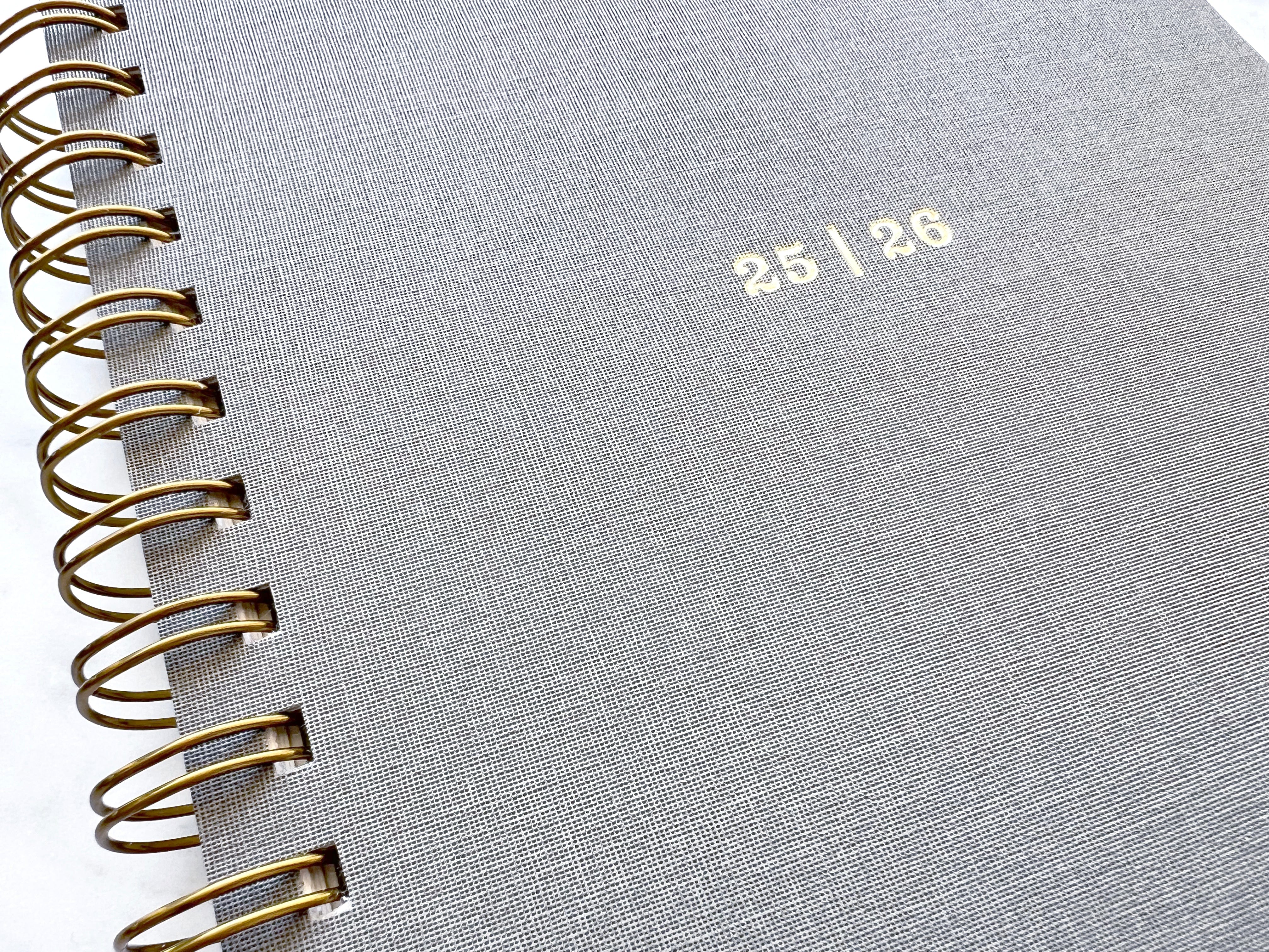 Favorite Story Planner Favorite Story 12-Month Planner, Gray Bookcloth