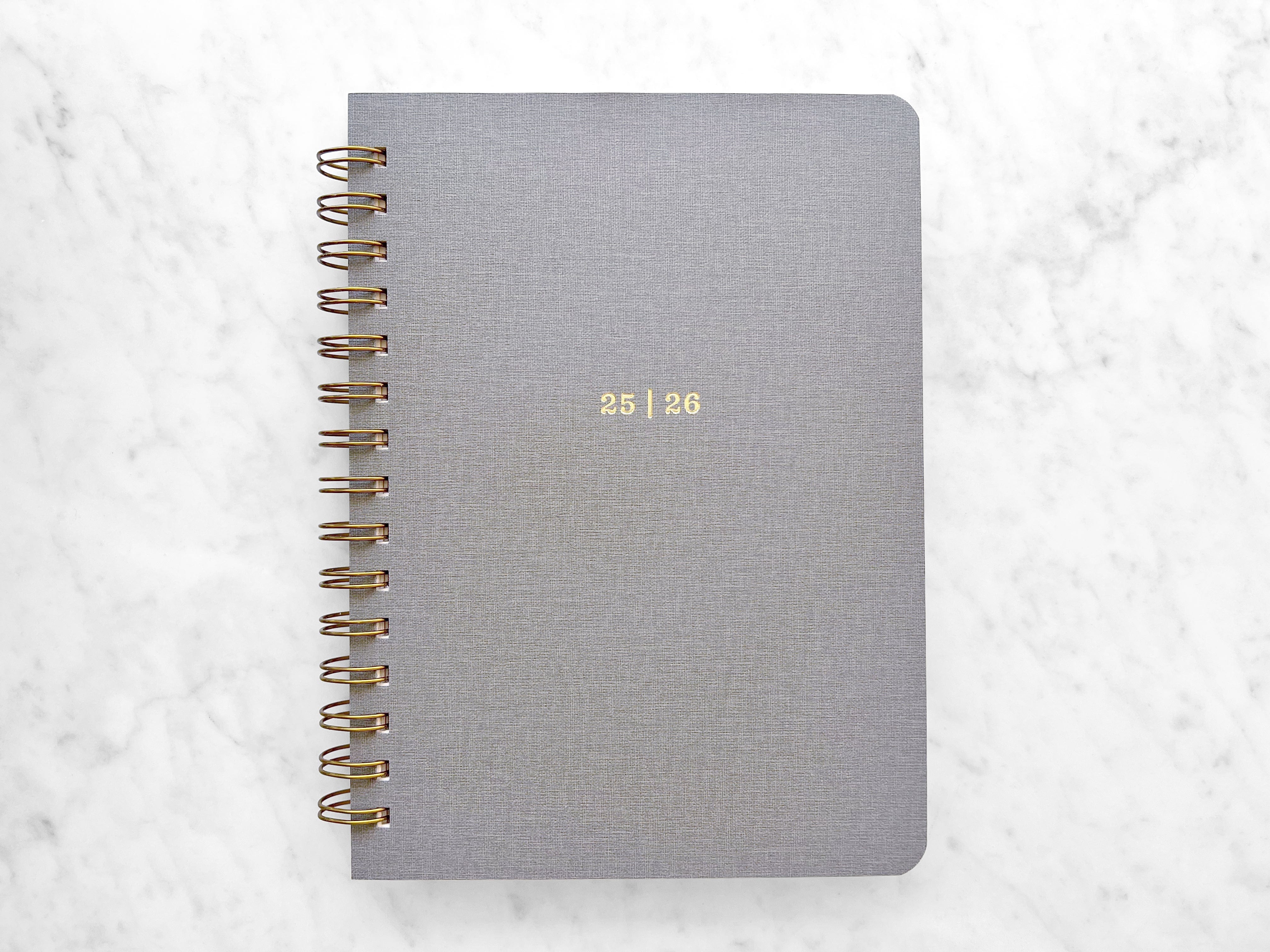 Favorite Story Planner Favorite Story 12-Month Planner, Gray Bookcloth