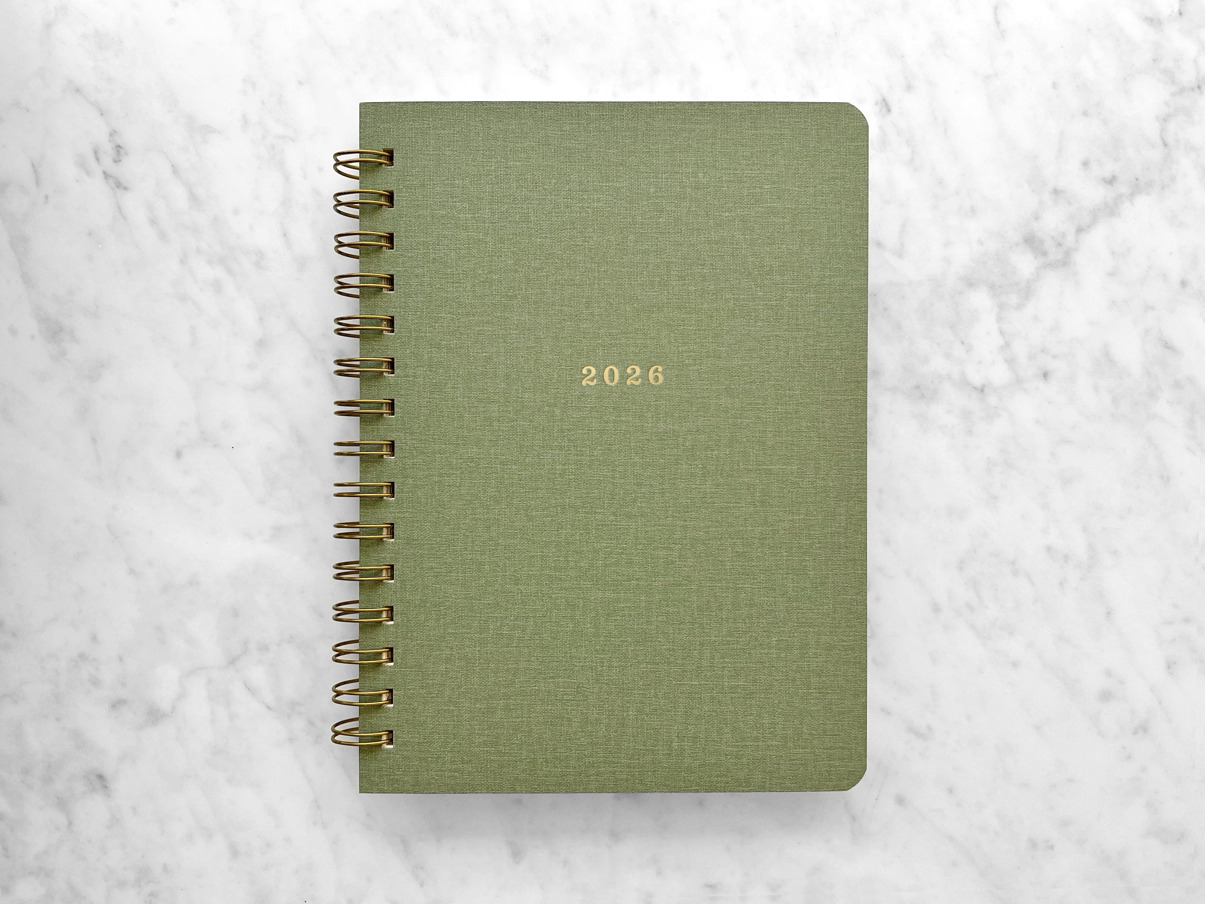 Favorite Story Planner Favorite Story 12-Month Planner, Green Bookcloth