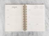 Favorite Story Hardcover Planner "2024" 12-Month Planner - Ivory Hard Cover