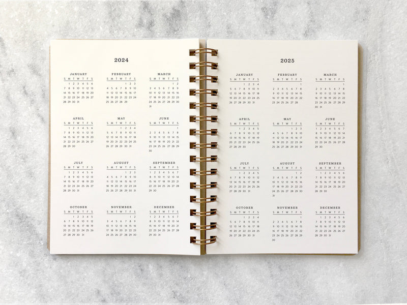 Favorite Story Planner Blank Cover 12-Month planner - Kraft Soft Cover