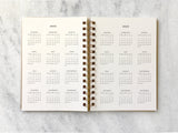 Favorite Story Planner Monogram 12-Month Planner - Kraft Soft Cover