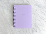 Favorite Story Hardcover Planner "24 | 25" Jan-Dec 2024 / lavender 12-Month Planner - Lavender Board Cover