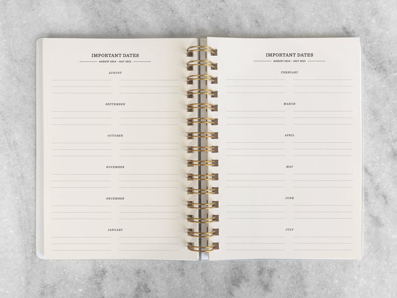 Favorite Story Hardcover Planner "24 | 25" 12-Month Planner - Mint Board Cover