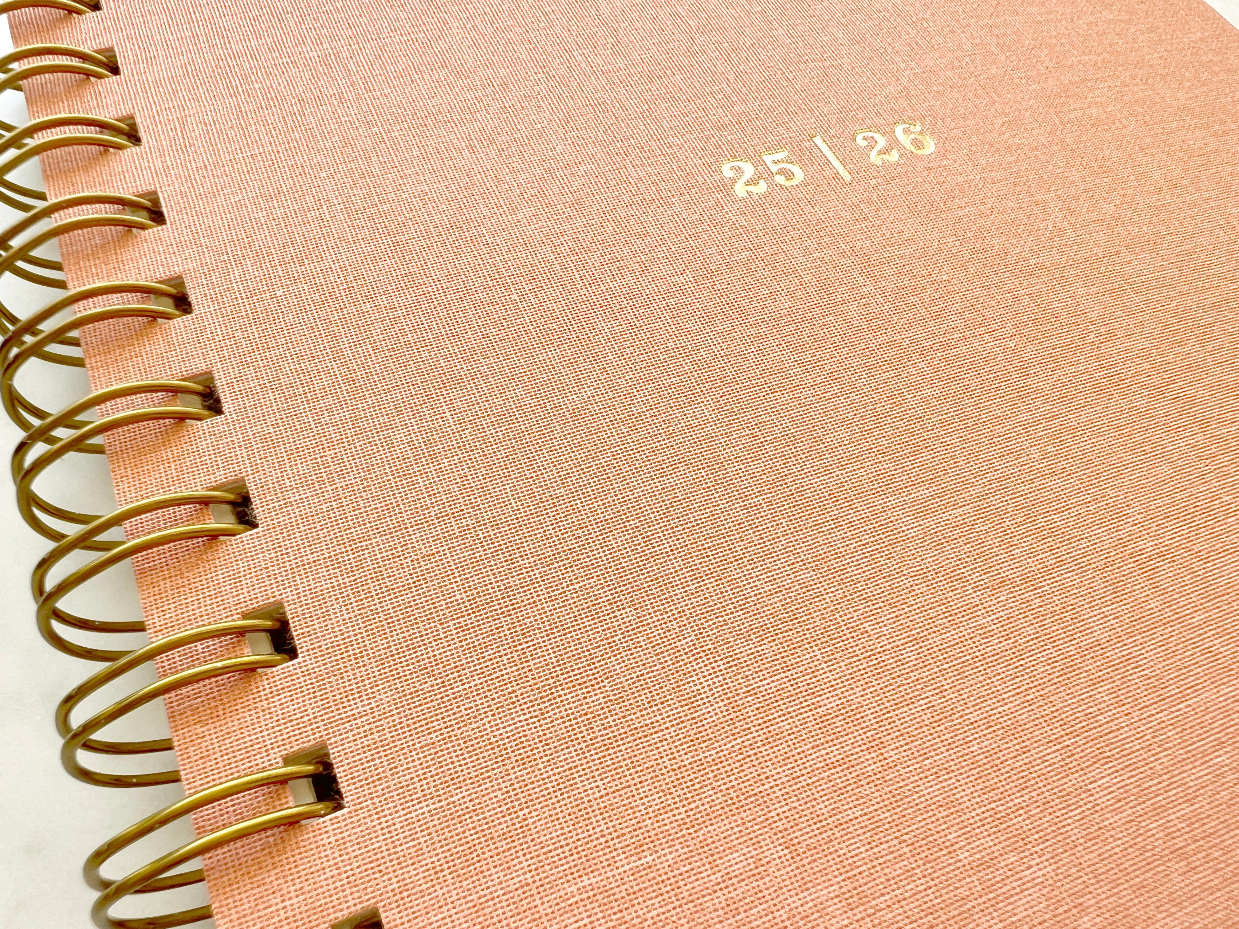 Favorite Story Planner Favorite Story 12-Month Planner, Peach Bookcloth