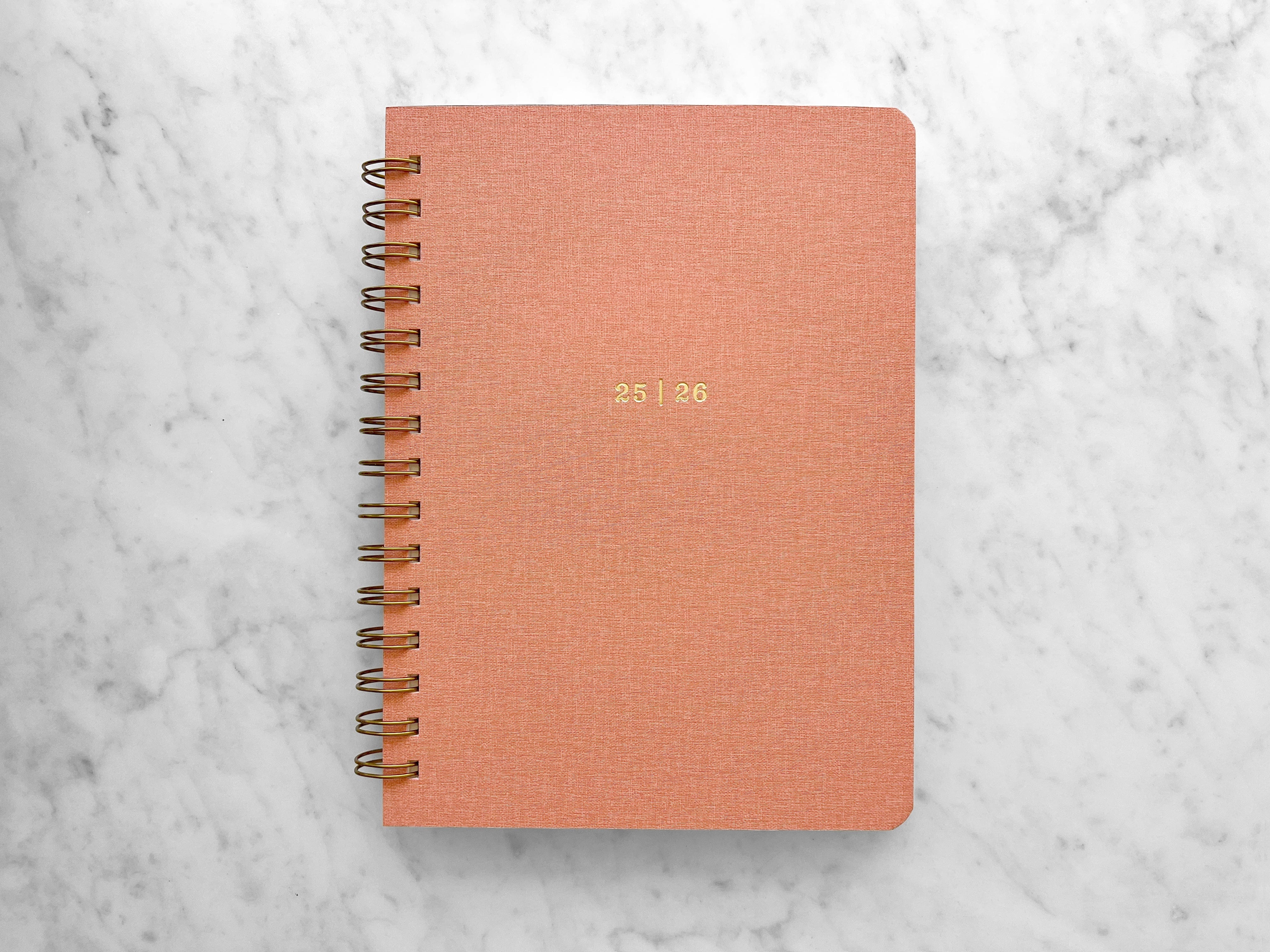 Favorite Story Planner Favorite Story 12-Month Planner, Peach Bookcloth