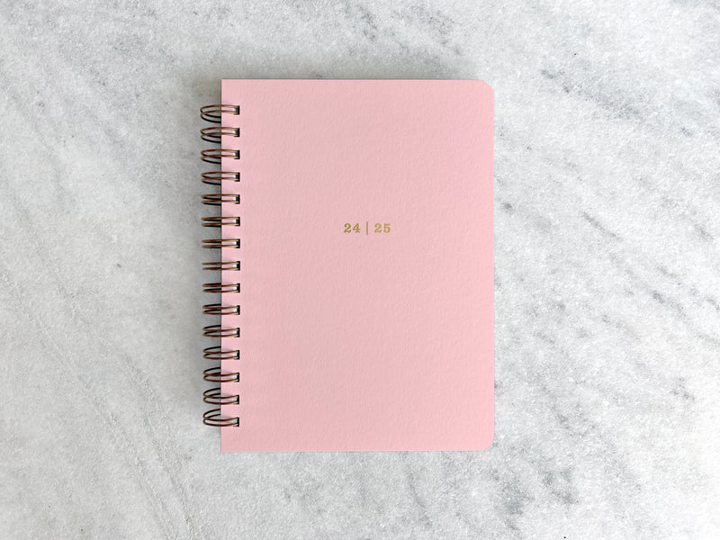 Favorite Story Hardcover Planner "24 | 25" 12-Month Planner - Pink Board Cover